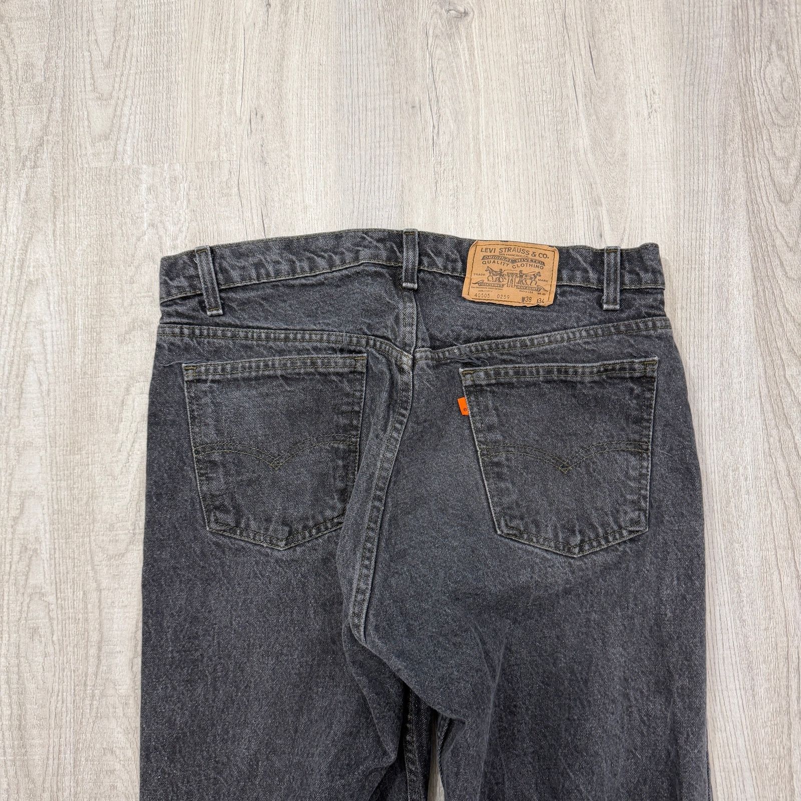 Levi's Vintage Levis 505 Jeans Men 38x34 (Fits 38x32) Denim 80s Size US 38 / EU 54 - 7 Thumbnail