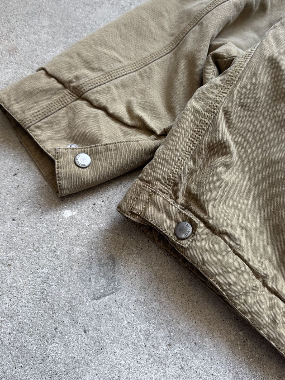 Balenciaga Balenciaga Detroit Canvas Jacket Size US S / EU 44-46 / 1 - 20 Thumbnail