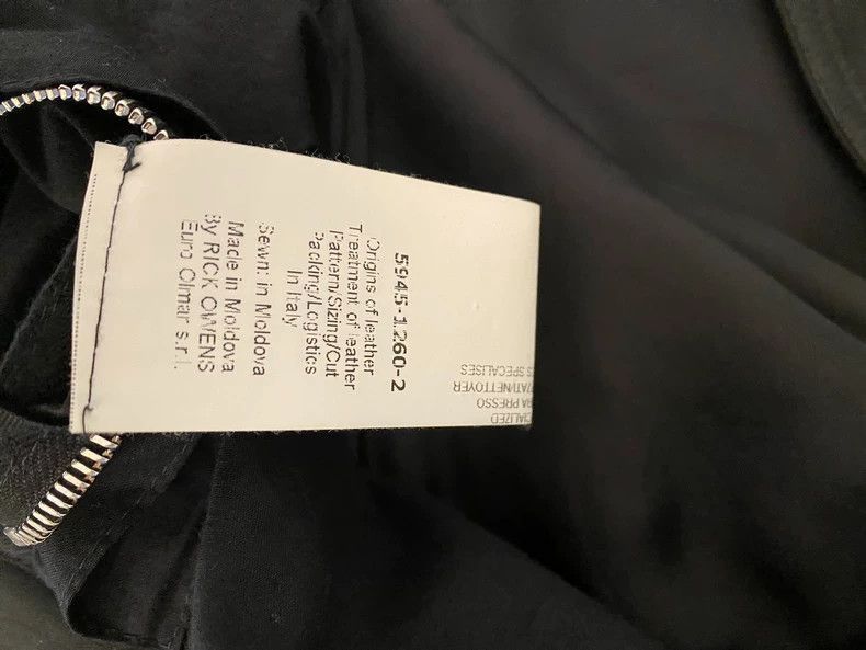 Rick Owens Rick Owens Inclined zipper hooded leather coat-2505 Size US S / EU 44-46 / 1 - 6 Thumbnail