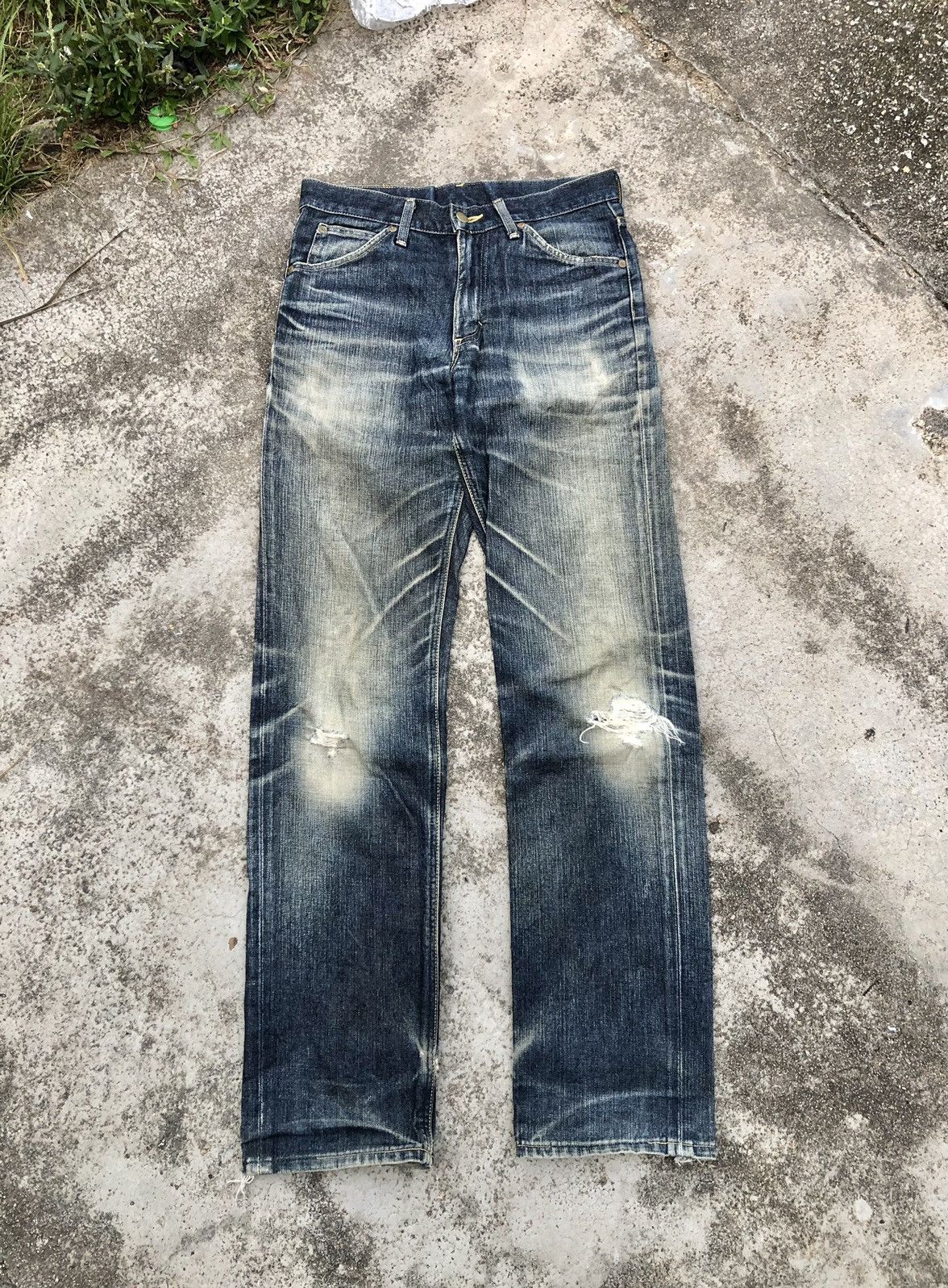 Lee VINTAGE LEE 101Z DISTRESSED DENIM Size US 30 / EU 46 - 1 Thumbnail