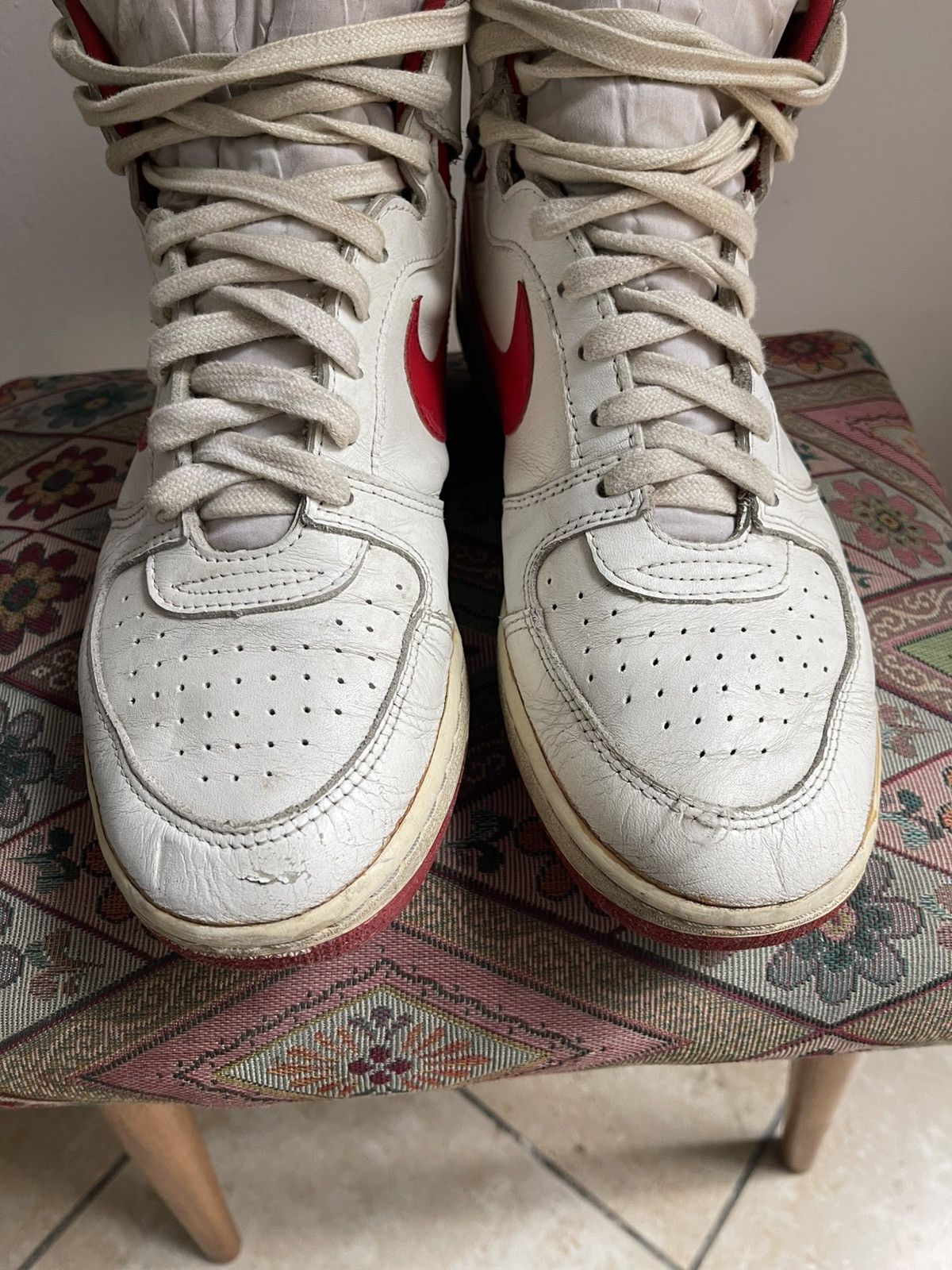 Nike × Vintage Vintage Nike Team Convention High 1985 Size US 10 / EU 43 - 3 Thumbnail