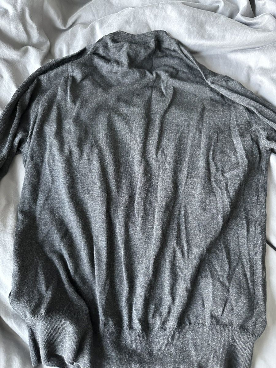 Canali Canali Slim Fit Merino Wool Sweater Charcoal Gray - IT 48 Size US M / EU 48-50 / 2 - 2 Thumbnail