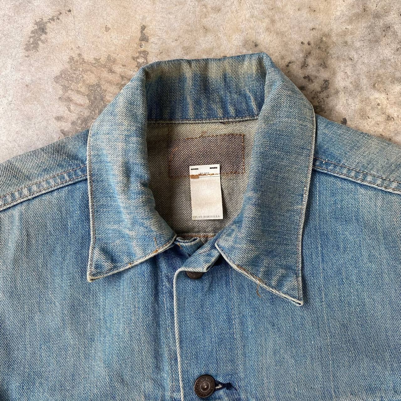 VINTAGE LEVIS 90S TRUCKER DENIM TYPE 2