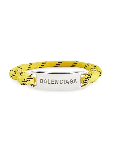 Balenciaga o1in1g0524 Size : OS / Plate Bracelet in Yellow/Black Size ONE SIZE - 1 Thumbnail