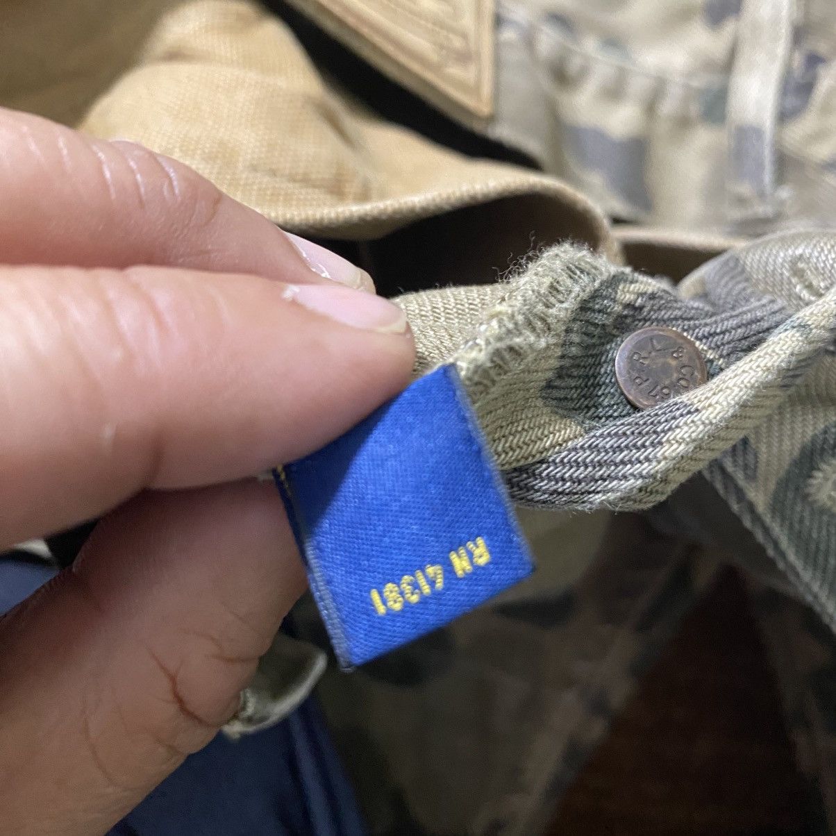 Polo Ralph Lauren Polo Ralph Lauren Vintage Camouflage Varick Slim Straight Size US 30 / EU 46 - 18 Thumbnail