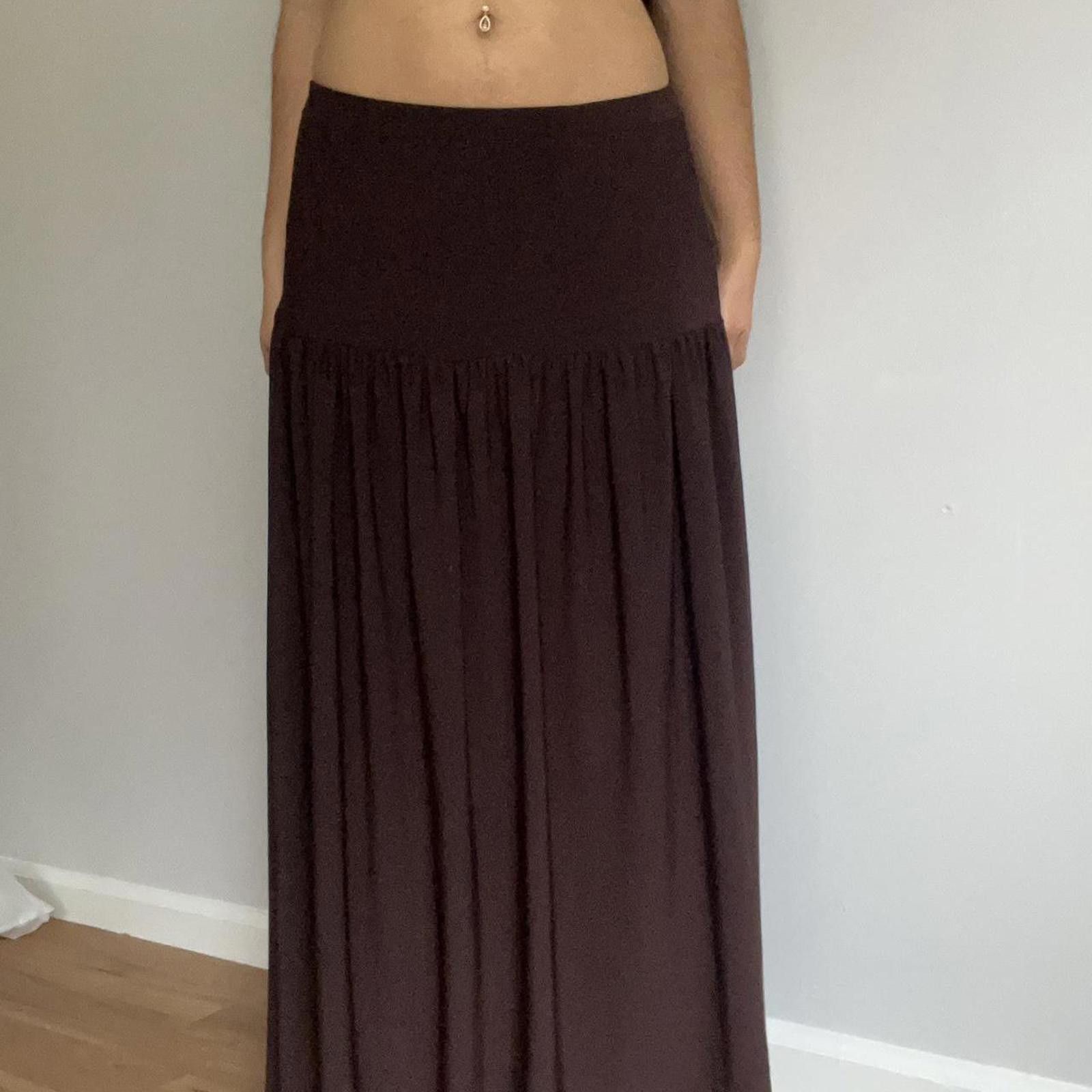 Other Brown ankle length skirt with elastic waistband and flowy Size 28" / US 6 / IT 42 - 5 Thumbnail