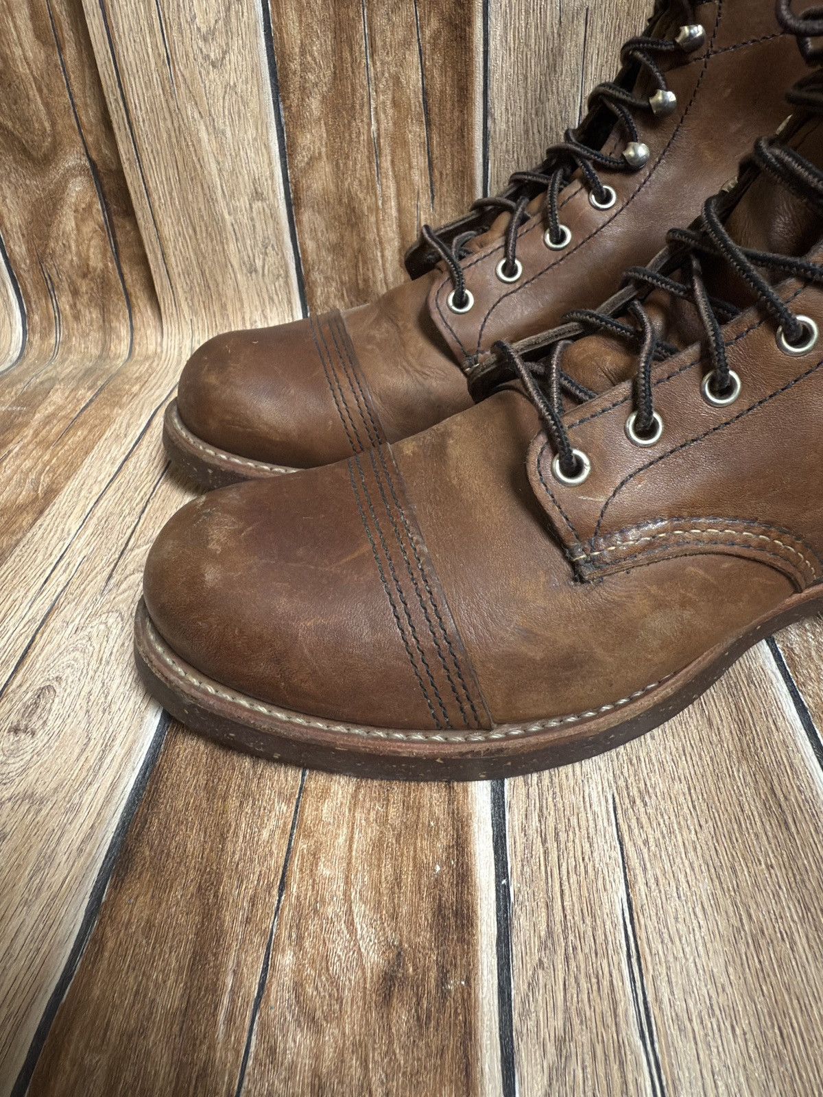 Red Wing × Vintage 8111 iron ranger boots Size US 9 / EU 42 - 5 Thumbnail