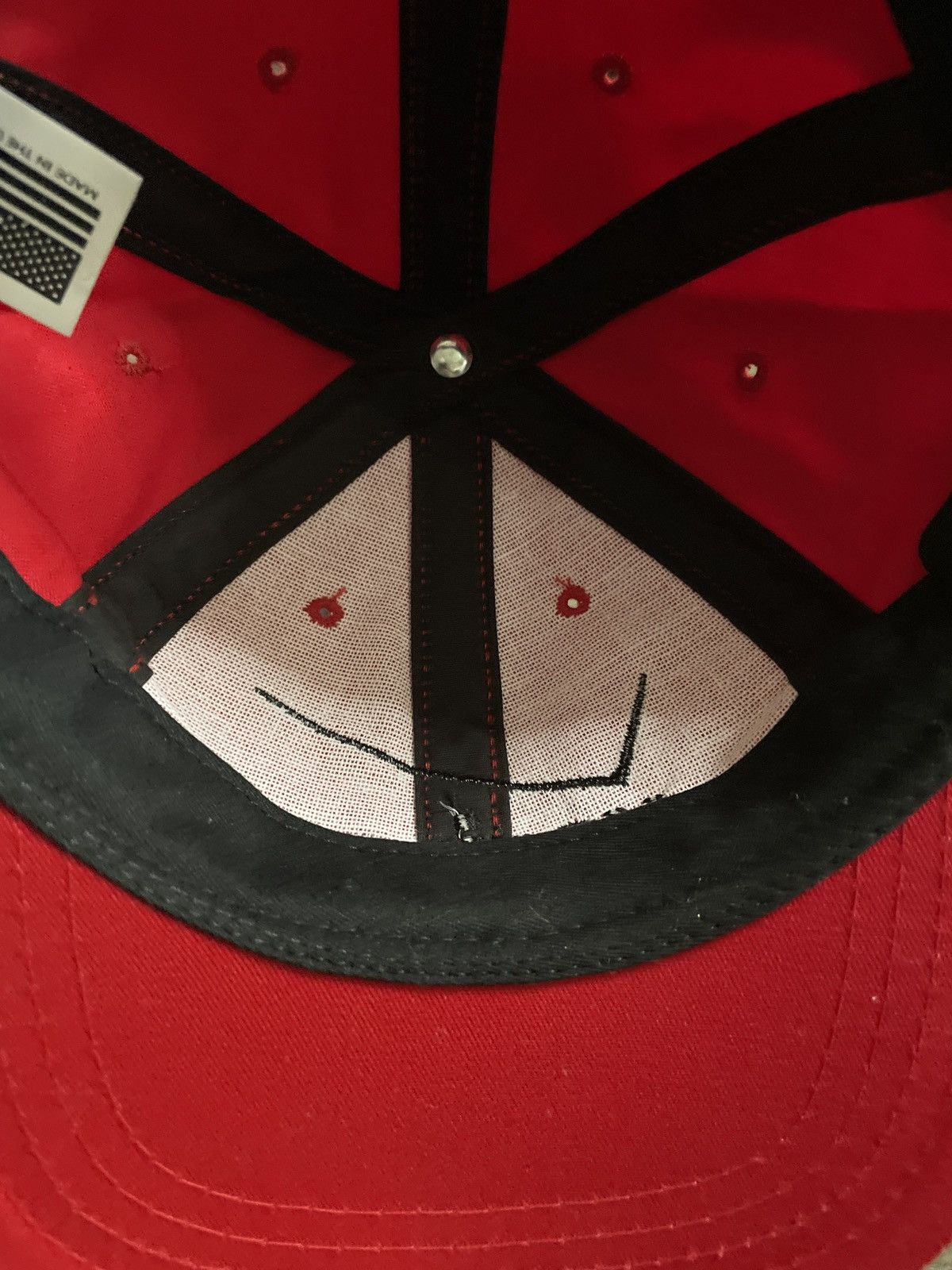 Other VERIZON Cap Hat Strap Back Red Cell Phone Network advertisin Size ONE SIZE - 8 Thumbnail