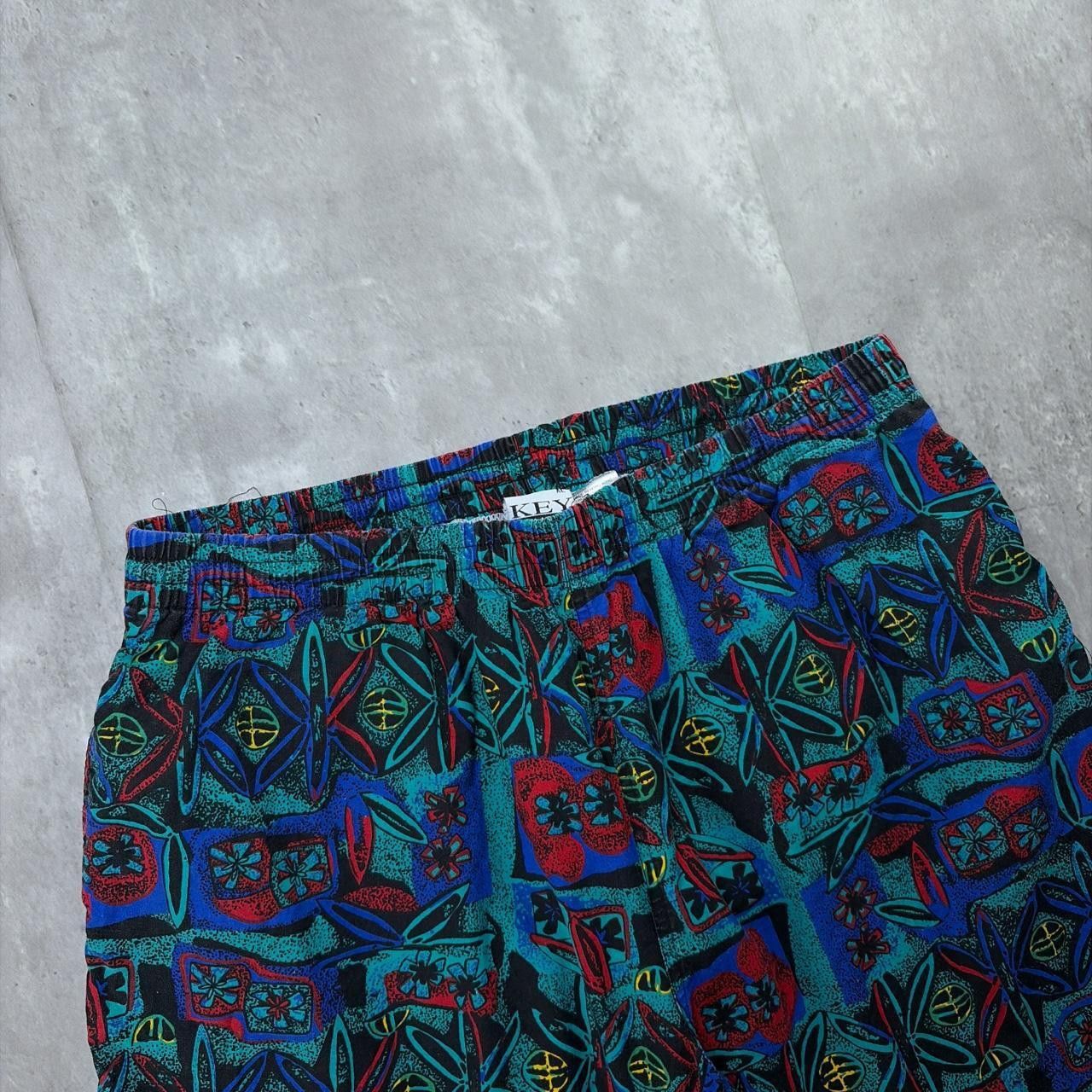 Vintage Key Elements Surf Grunge Aztec Baggy Board Shorts, Men's (Size 36) — image 3 of 6