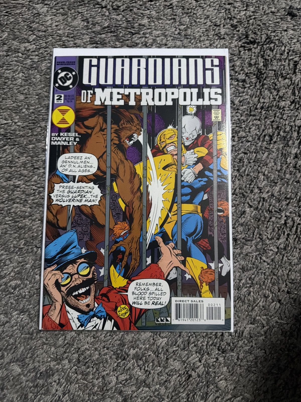DC Comics 1994 DC Comics The Guardians Of Metropolis #2 Comic Book Size ONE SIZE - 1 Thumbnail