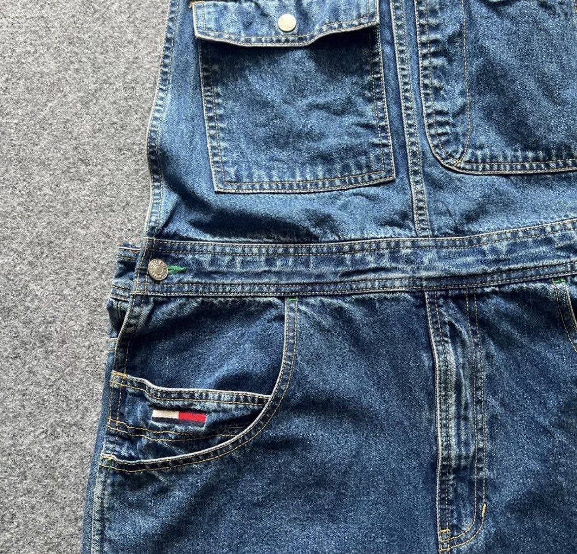 Tommy Hilfiger Vintage rare Tommy Hilfiger overalls Jorts Size US 33 - 4 Thumbnail
