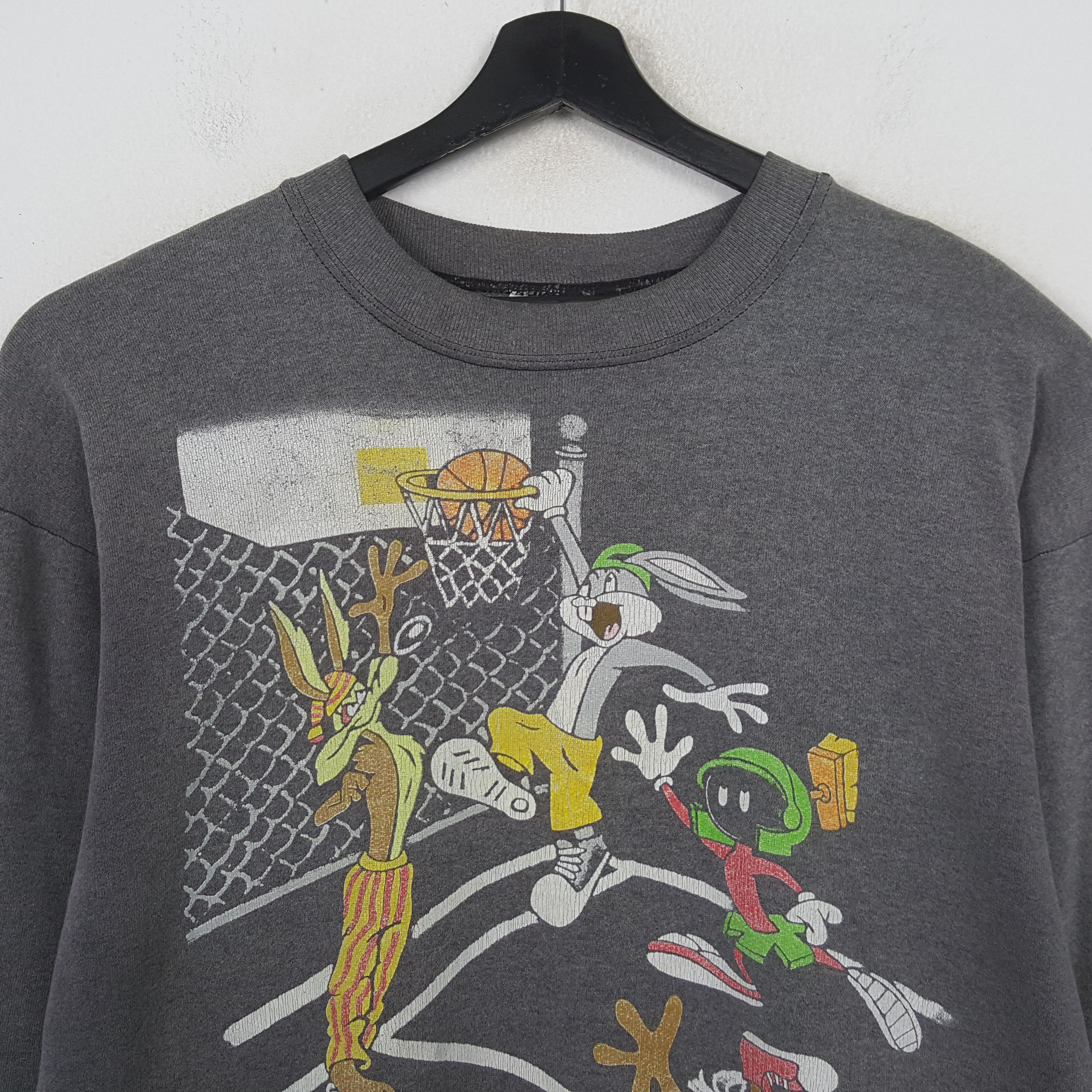 Vintage Looney Tunes Cartoon Character Vintage Sweatshirt C300N25 Size US M / EU 48-50 / 2 - 2 Thumbnail