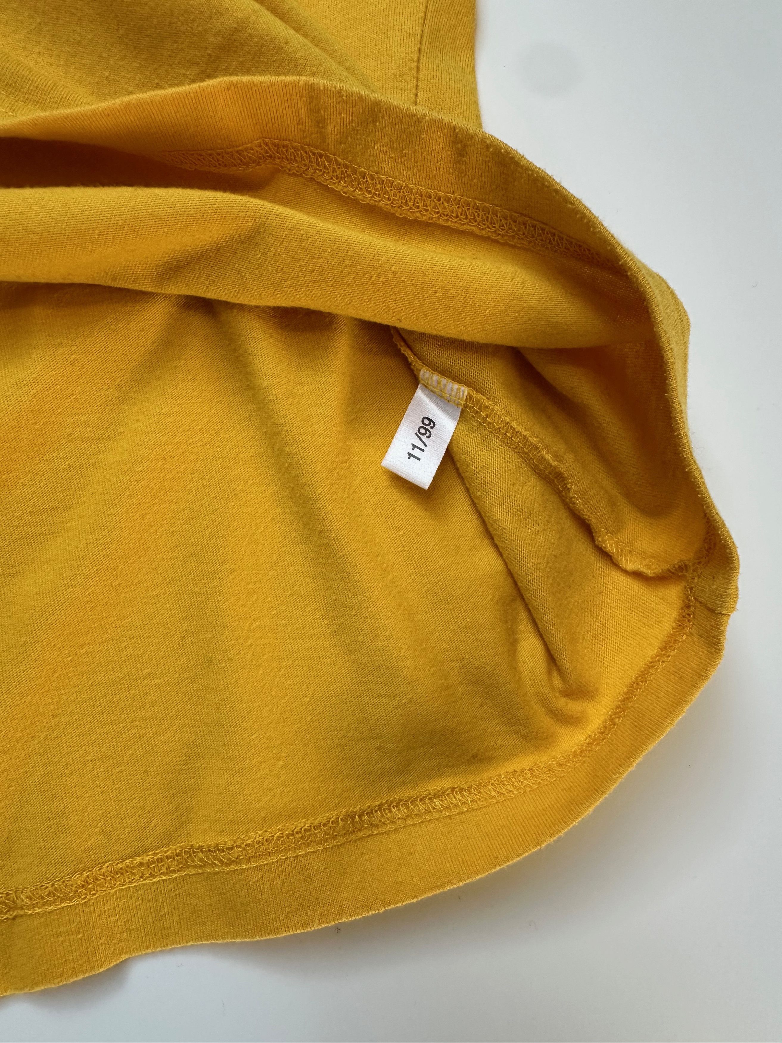 Adidas 90's Vintage Adidas T shirt yellow Size US L / EU 52-54 / 3 - 5 Thumbnail