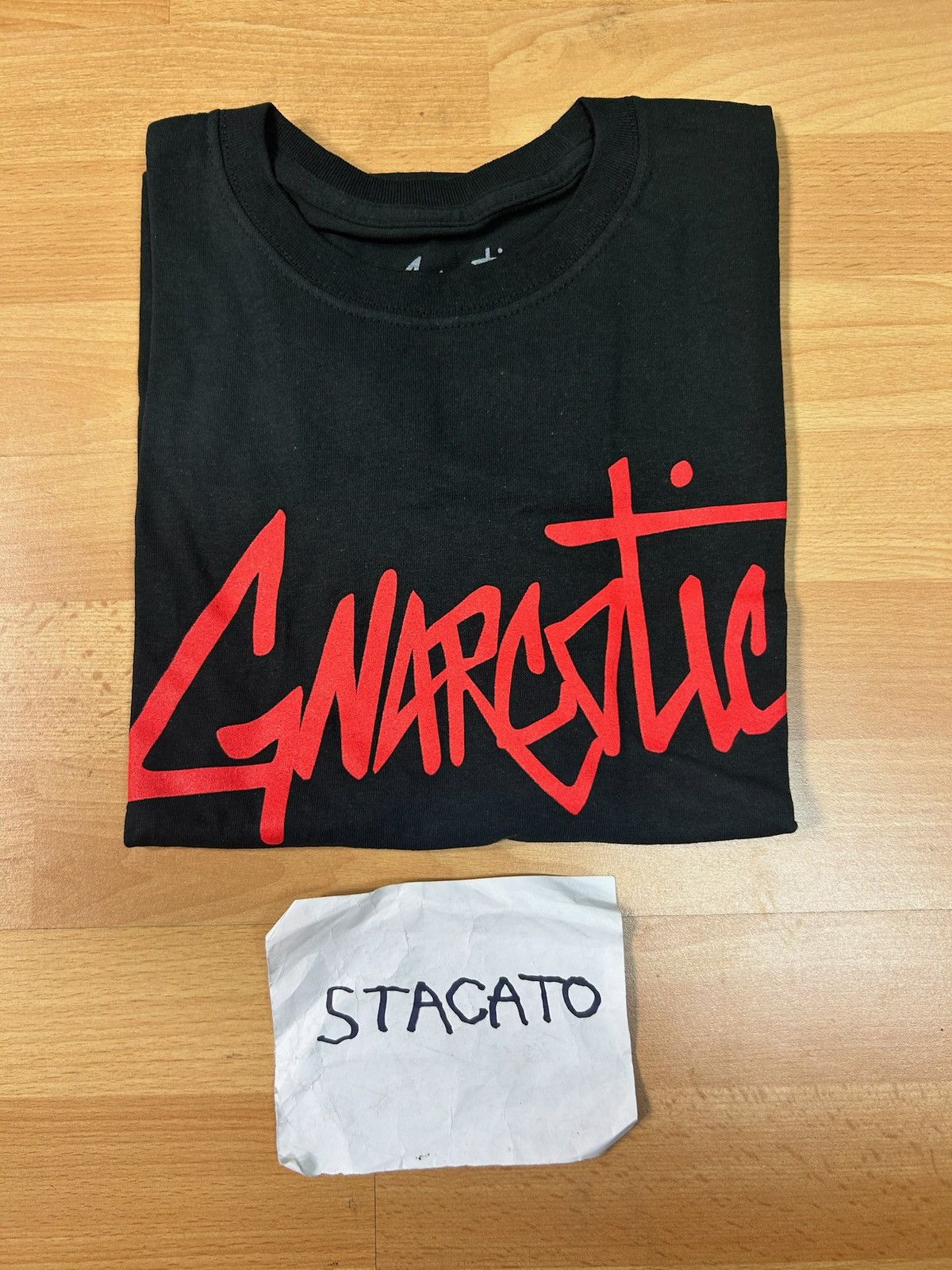 Gnarcotic × Rap Tees Gnarcotic Lil Gnar Logo Tee Black/Red Size US M / EU 48-50 / 2 - 5 Thumbnail
