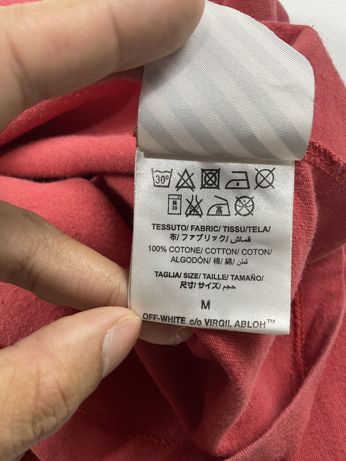 Off-White Off White Brushed Diagonal Oversized Shirt Size US M / EU 48-50 / 2 - 9 Thumbnail