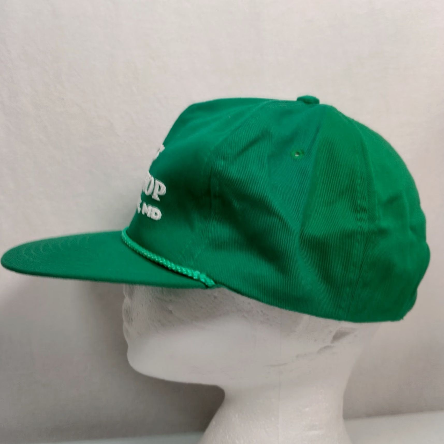 Vintage VINTAGE Mohr's Baseball Cap Men Adjustable Green Grant s ville Maryland Tire Shop Auto Tires Theme Cotton Polyester Canvas Size ONE SIZE - 5 Thumbnail