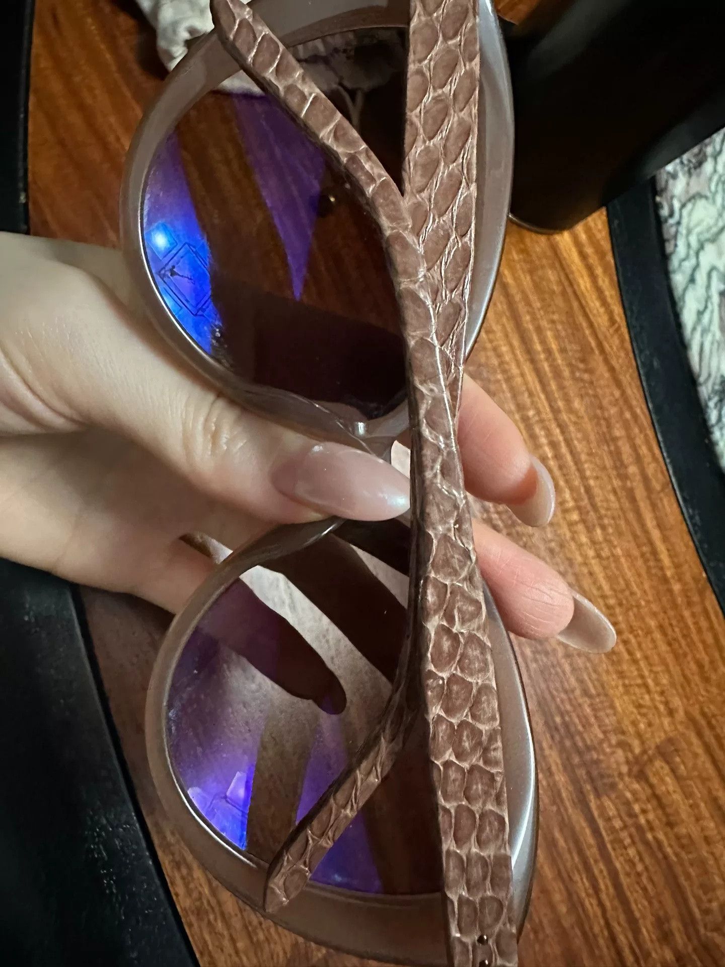 Linda Farrow Nude-Pink Cat-Eye Sunglasses, Women's — image 4 of 6
