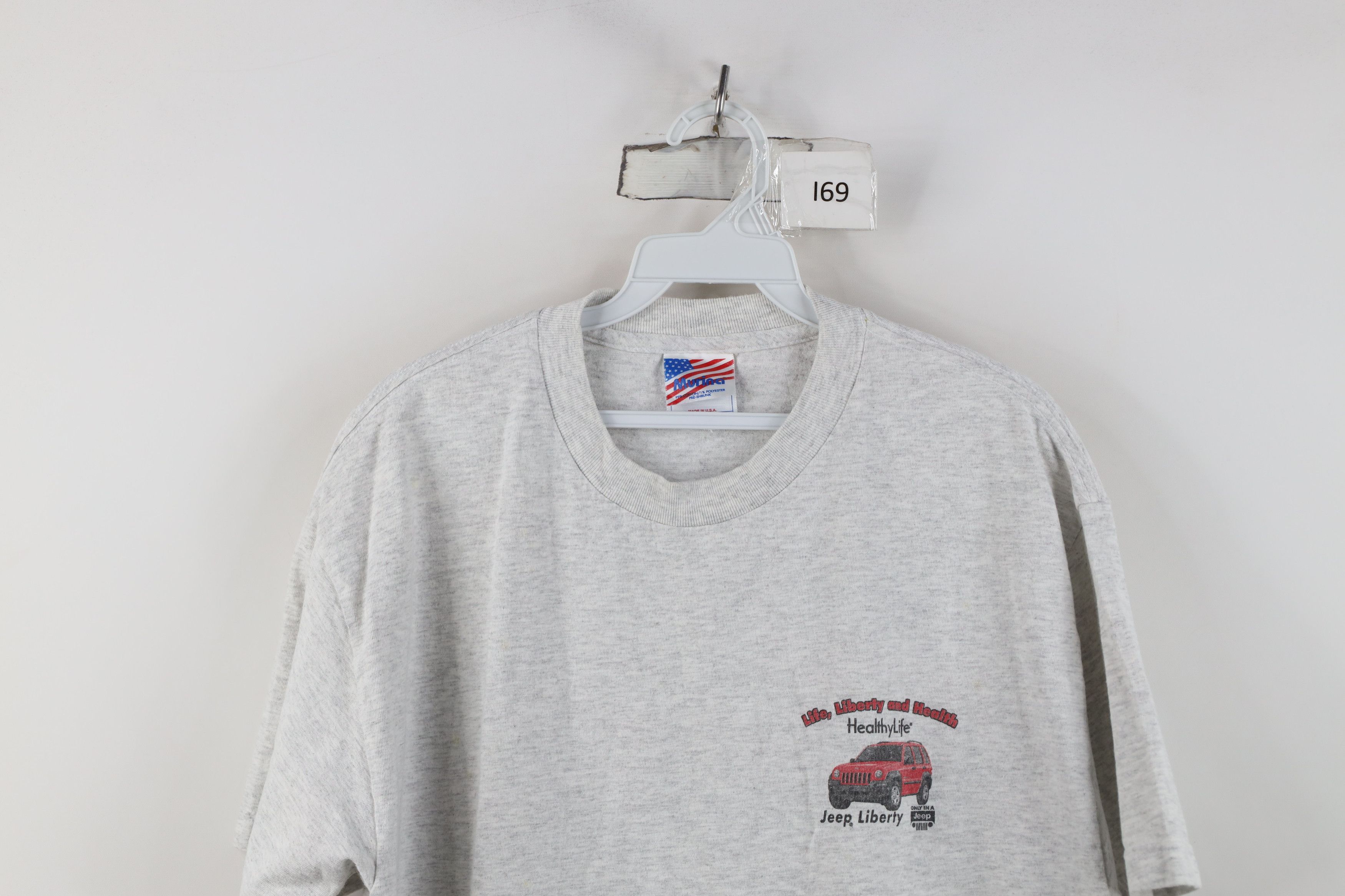 Vintage Vintage 90s Y2K Jeep Motors Co Jeep Liberty T-Shirt USA Size US L / EU 52-54 / 3 - 2 Thumbnail
