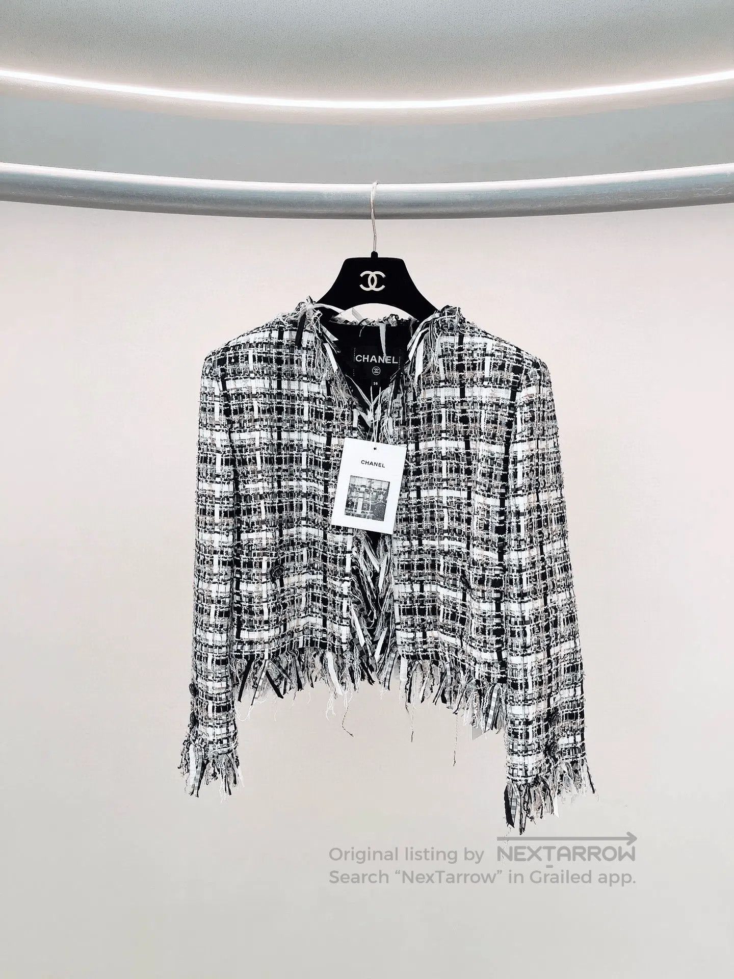 Chanel CHANEL Mixed Color Fringe Short Coat. Size US M / EU 48-50 / 2 - 1 Thumbnail