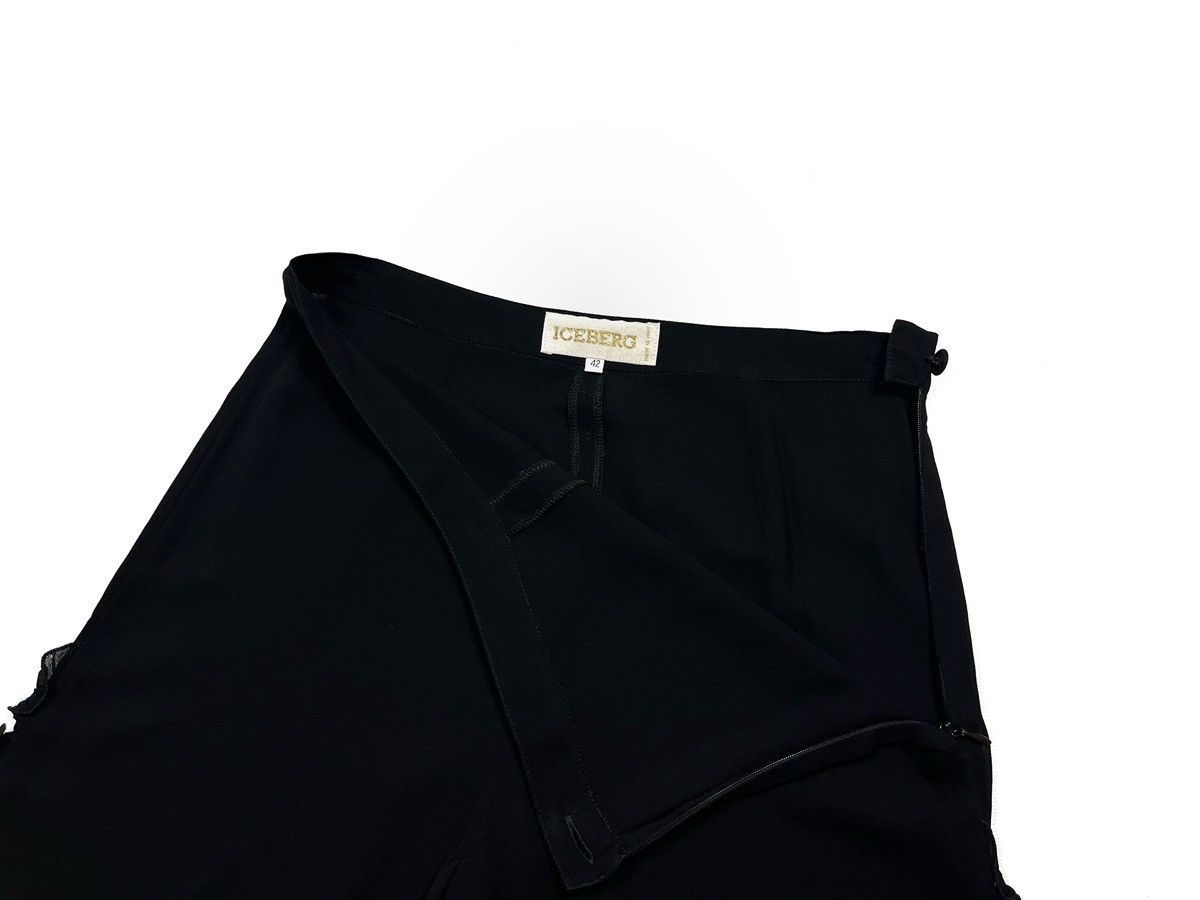 Iceberg ICEBERG Ruffle Trim Leg Pants Trousers 100% Viscose Size 42 Size 28" / US 6 / IT 42 - 6 Thumbnail