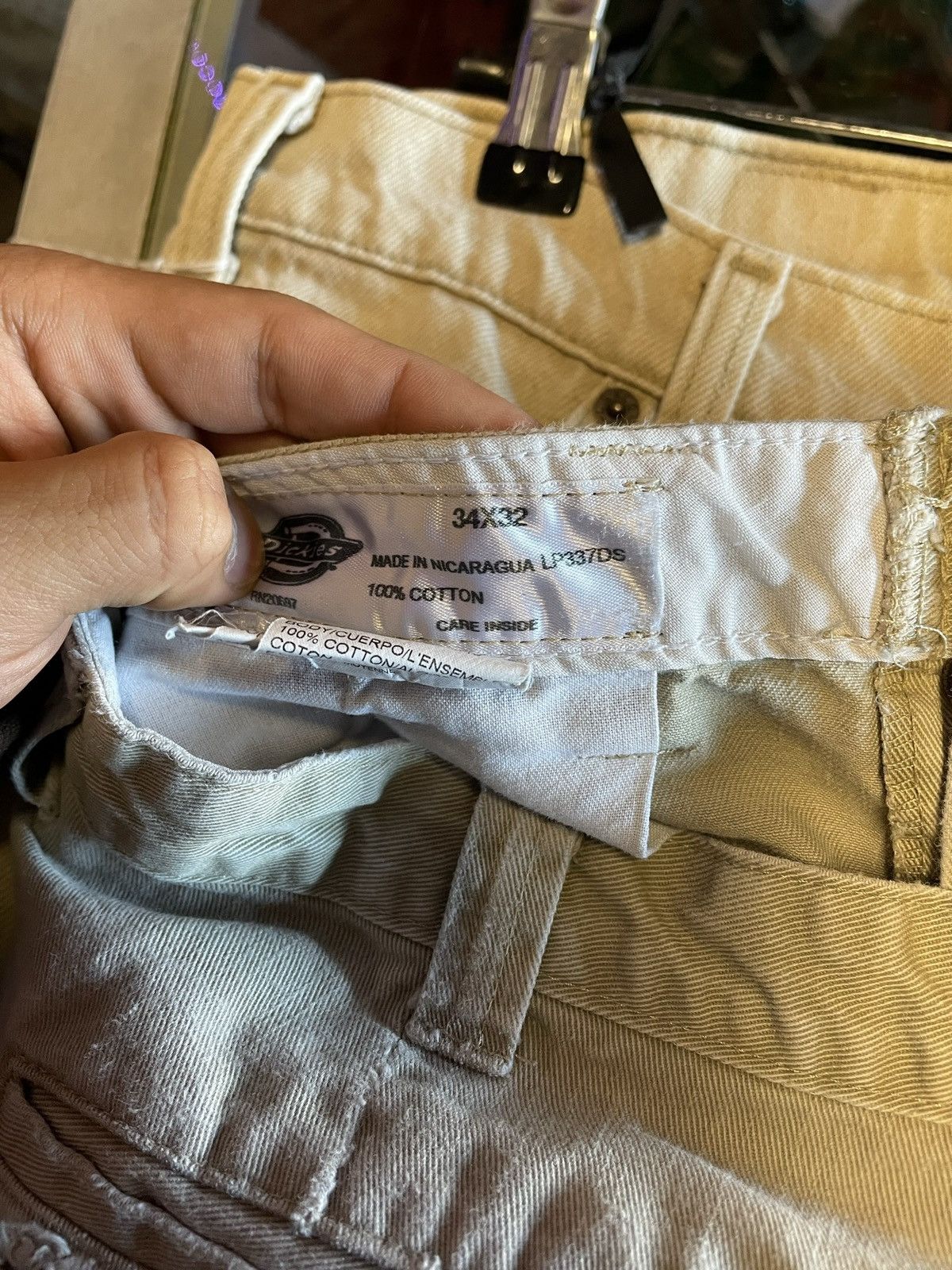 Dickies Dickies Light Wash Cargos Size US 34 / EU 50 - 3 Thumbnail