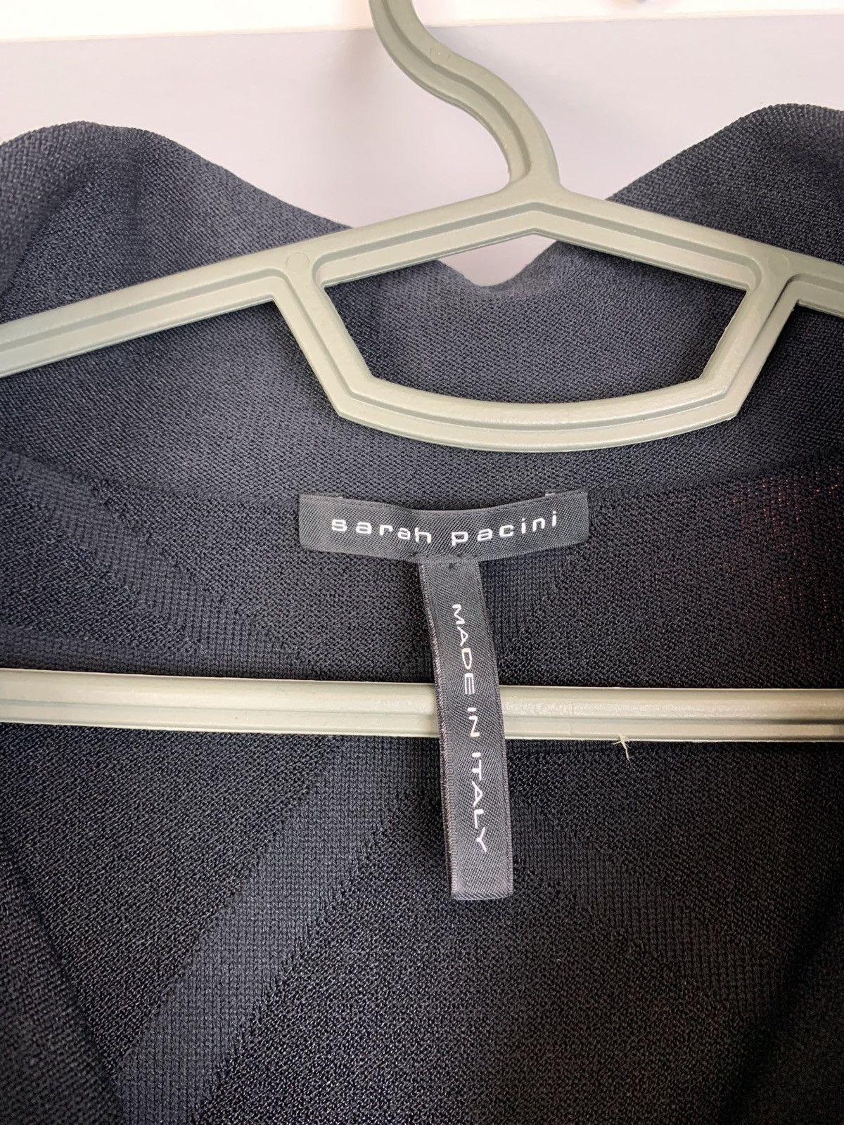 Designer × Sarah Pacini Sarah Pacini Full Zip T-shirt Made in Italy Size ONE SIZE - 6 Thumbnail