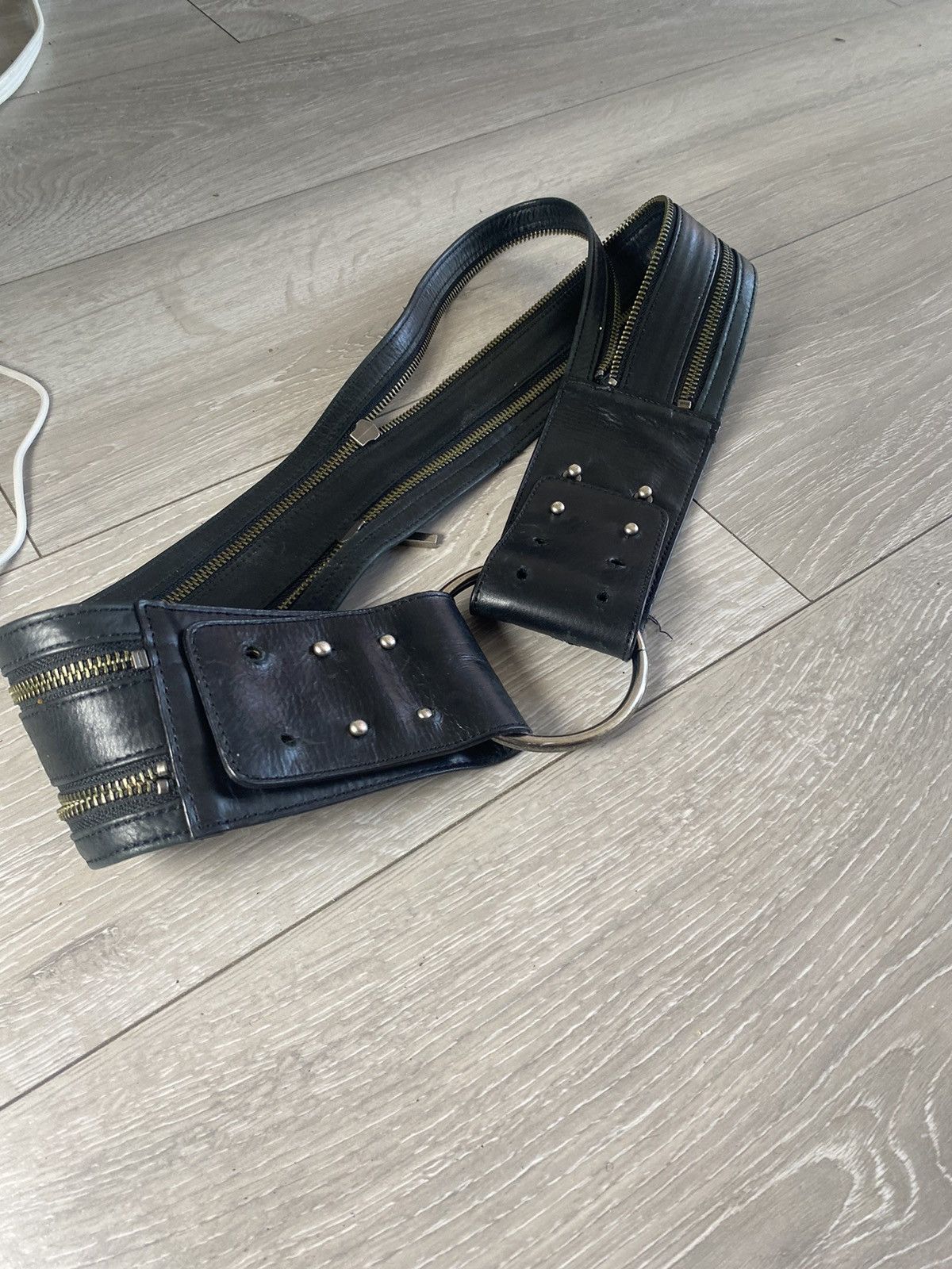 Other Sarah Pacini Wide Leather Belt bondage/corset Size ONE SIZE - 2 Thumbnail