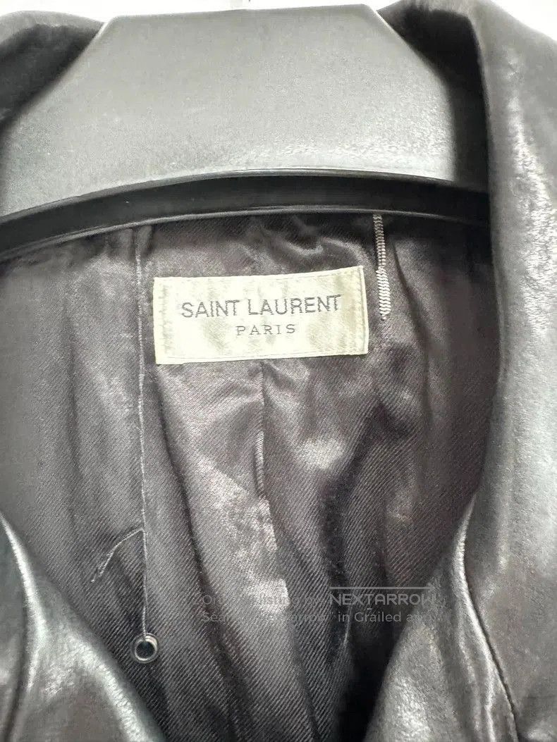 Saint Laurent Paris Saint Laurent Fringe Leather Biker Jacket. Size US L / EU 52-54 / 3 - 5 Thumbnail