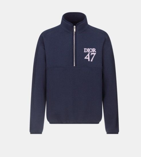 Dior o1w1db11024 Regular-Fit Sweater in Navy Blue Size US M / EU 48-50 / 2 - 1 Thumbnail
