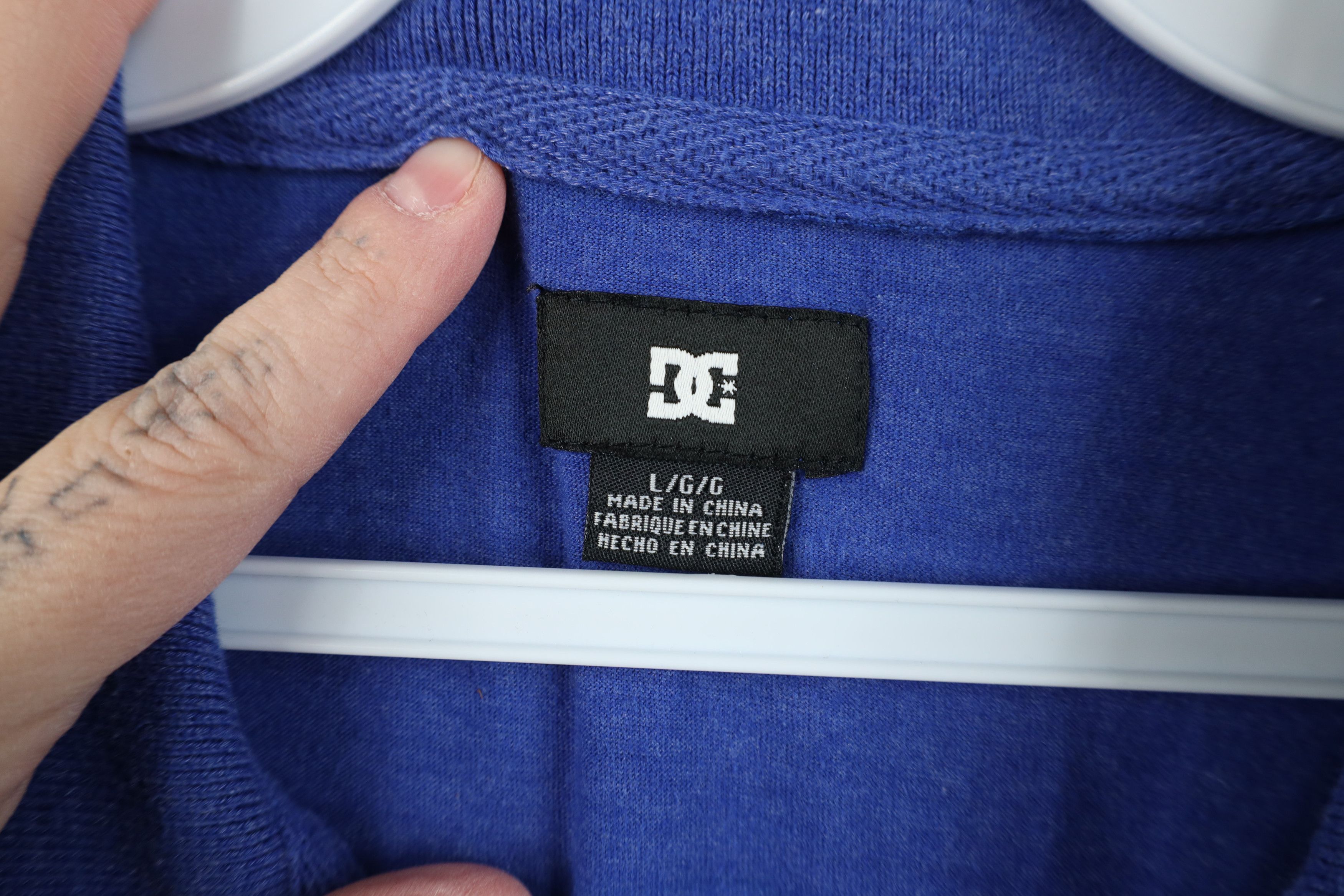 Vintage Vintage 90s Y2K DC Shoes Skateboarding Block Polo Shirt Size US L / EU 52-54 / 3 - 6 Thumbnail