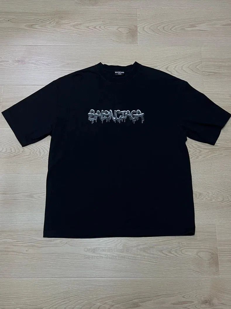 Balenciaga Balenciaga Jelly Graffiti Short Sleeve Tee. Size US L / EU 52-54 / 3 - 1 Thumbnail