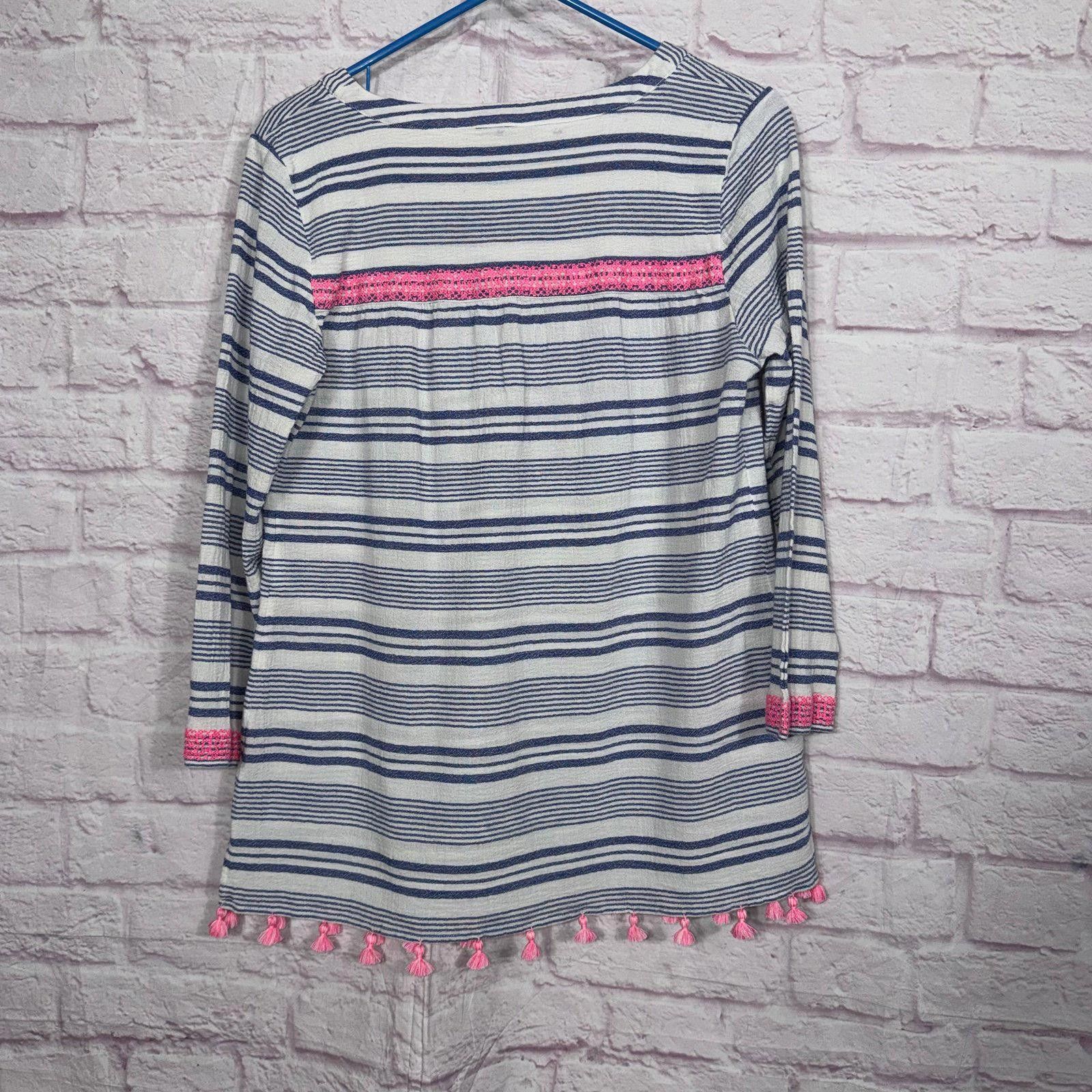 Vineyard Vines Vineyard Vines Women's Large Bungalow Striped Tunic Size L / US 10 / IT 46 - 9 Thumbnail