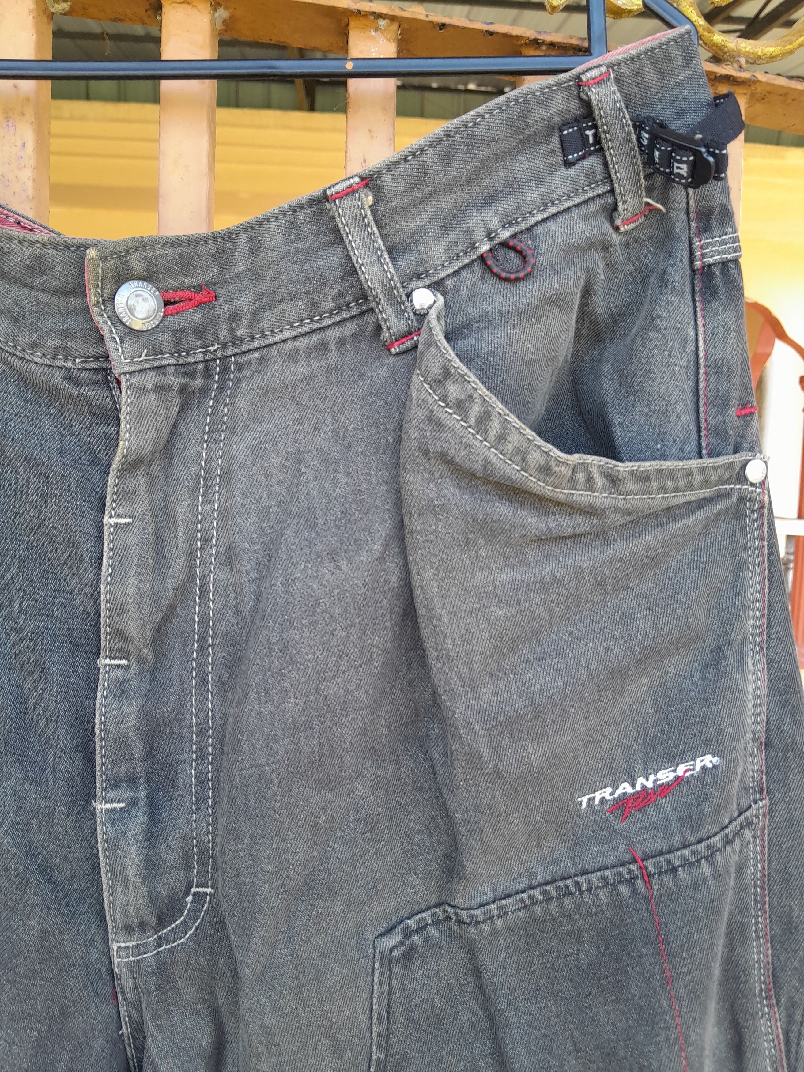 Japanese Brand ❤FINAL DROP❤FADED JAPANESE BAGGY MULTIPOCKET CARGO PANTS Size US 33 - 3 Thumbnail
