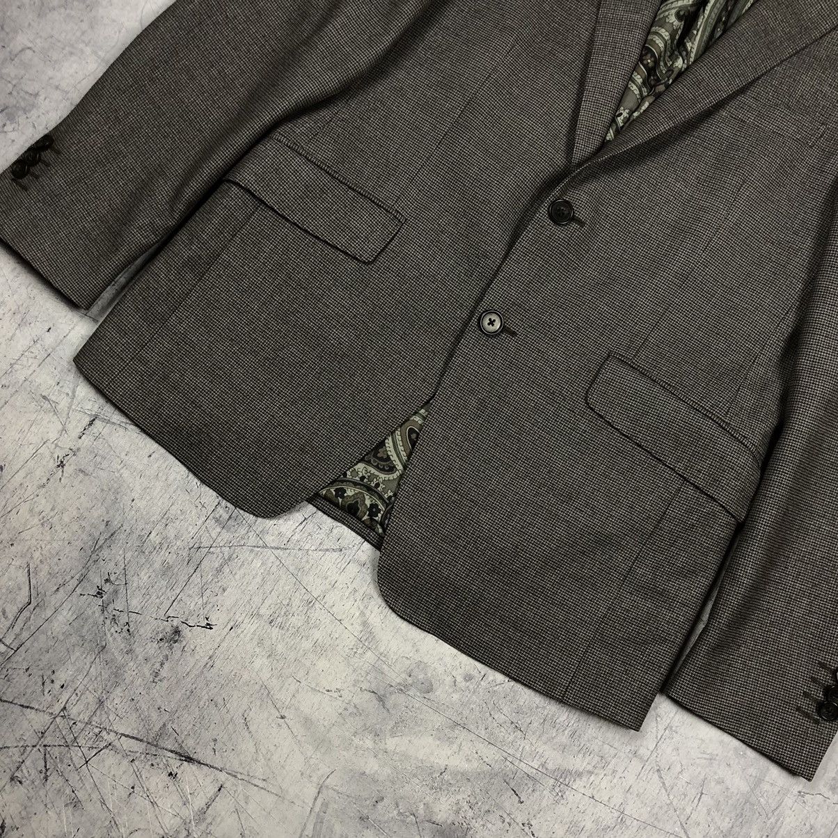 Etro Vintage Etro Milano Italy Desig Wool Blazer Jacket suit y2k Size 50R - 8 Thumbnail