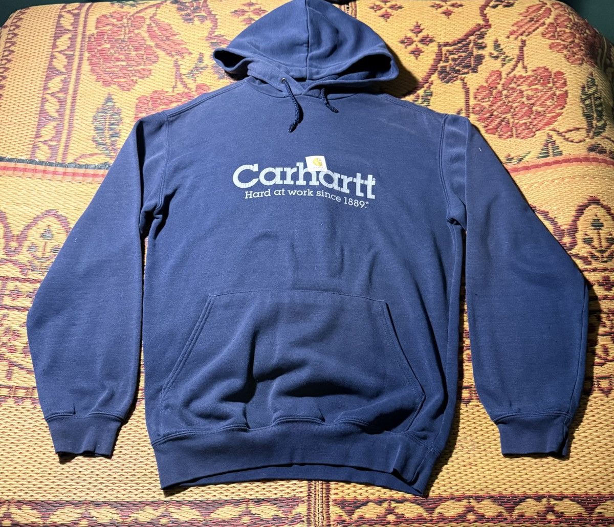 Carhartt Vintage Perfectly Faded Carhartt Hoodie Size US S / EU 44-46 / 1 - 2 Thumbnail