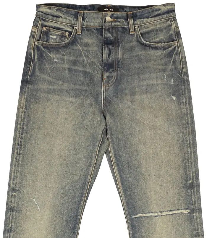 Amiri o1y0525 Denim Pant in Blue Size US 32 / EU 48 - 3 Thumbnail