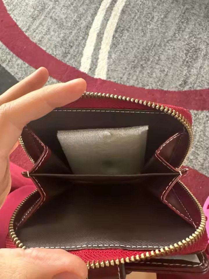 Japanese Brand PU Leather Cross Purse / Wallet Size ONE SIZE - 4 Thumbnail