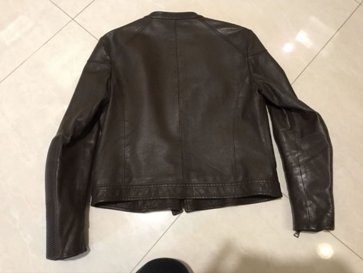 Prada Prada Leather Biker Jacket Size M / US 6-8 / IT 42-44 - 5 Thumbnail