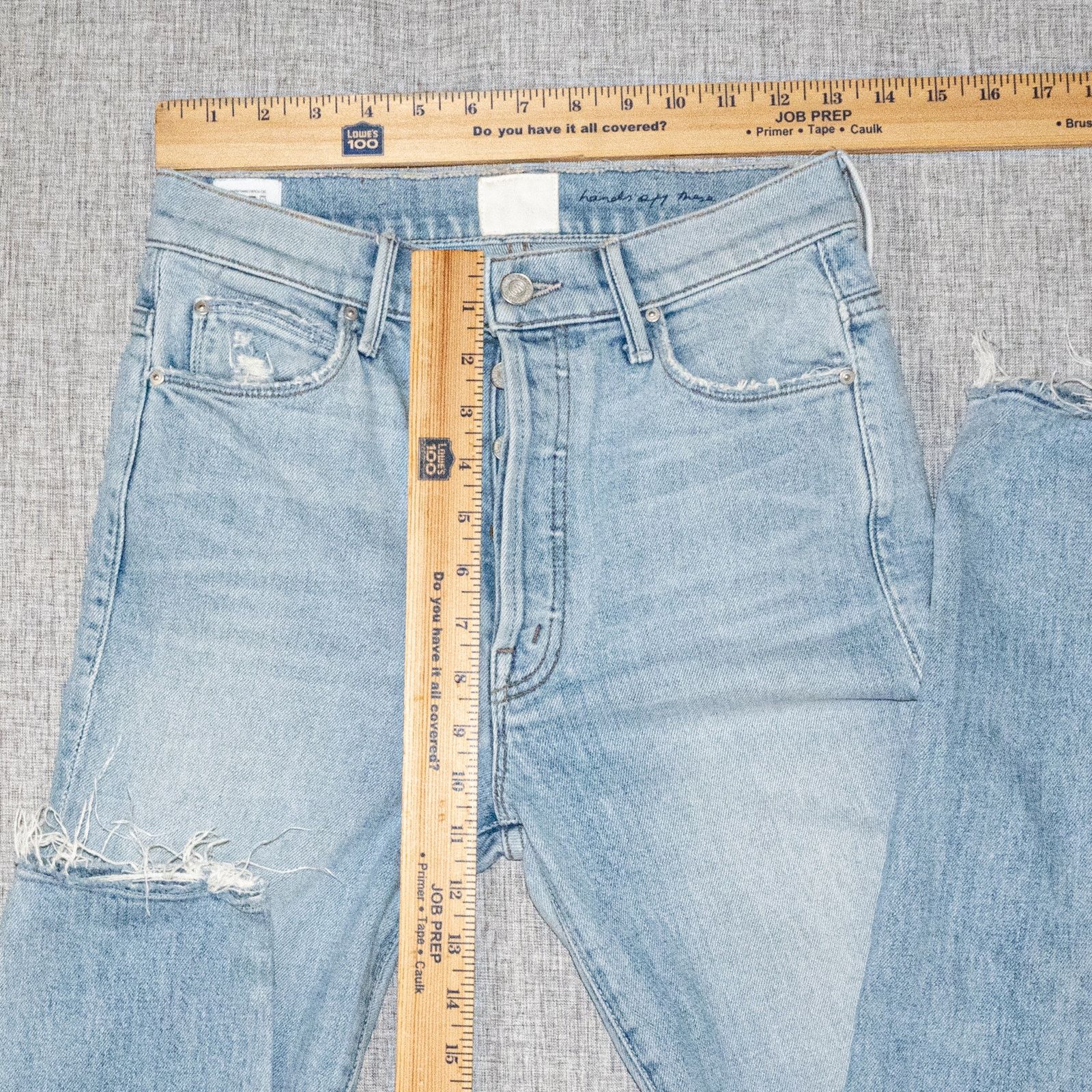 MOTHER MOTHER x Miranda Easy Does it Jeans rip knee size 26 Size 26" / US 2 / IT 38 - 7 Thumbnail