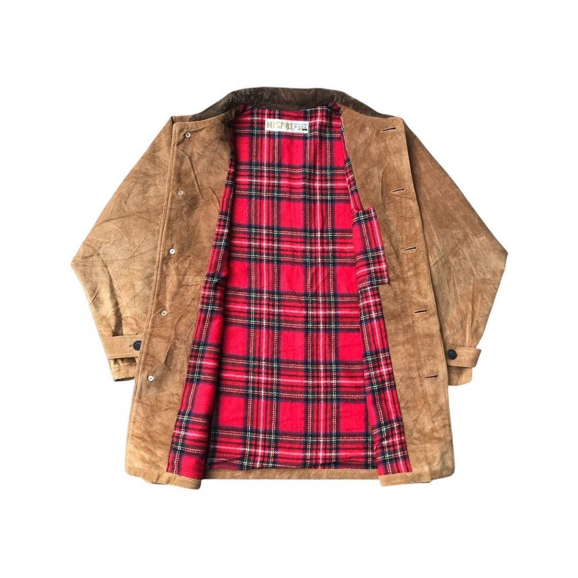 Vintage Vintage Nissan Nismo Old Logo Corduroy Tartan Coat Jacket Size US M / EU 48-50 / 2 - 4 Thumbnail