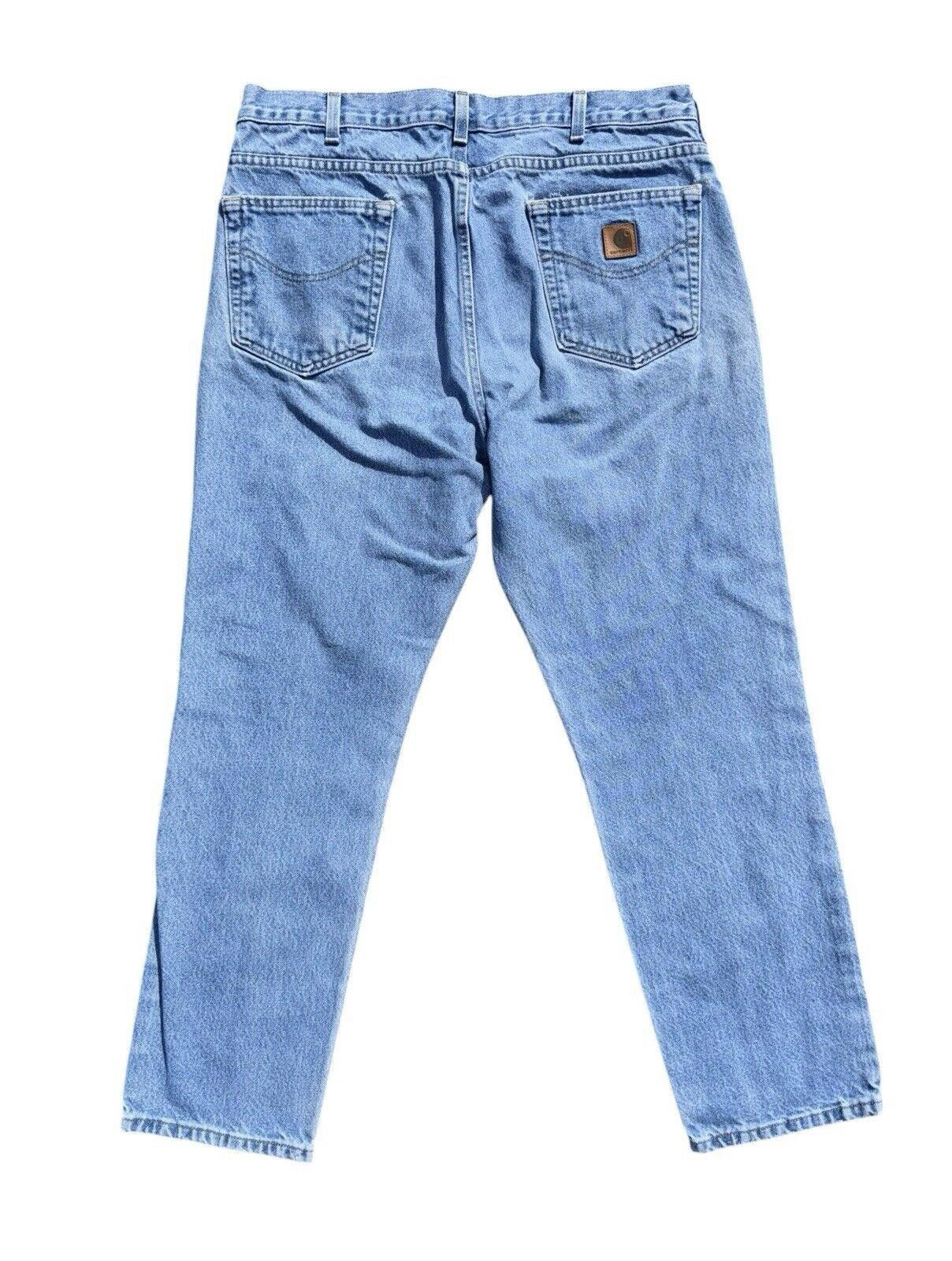 Carhartt Vintage Carhartt Blue Wash Relaxed Fit Jeans 36x30 Size US 36 / EU 52 - 2 Thumbnail