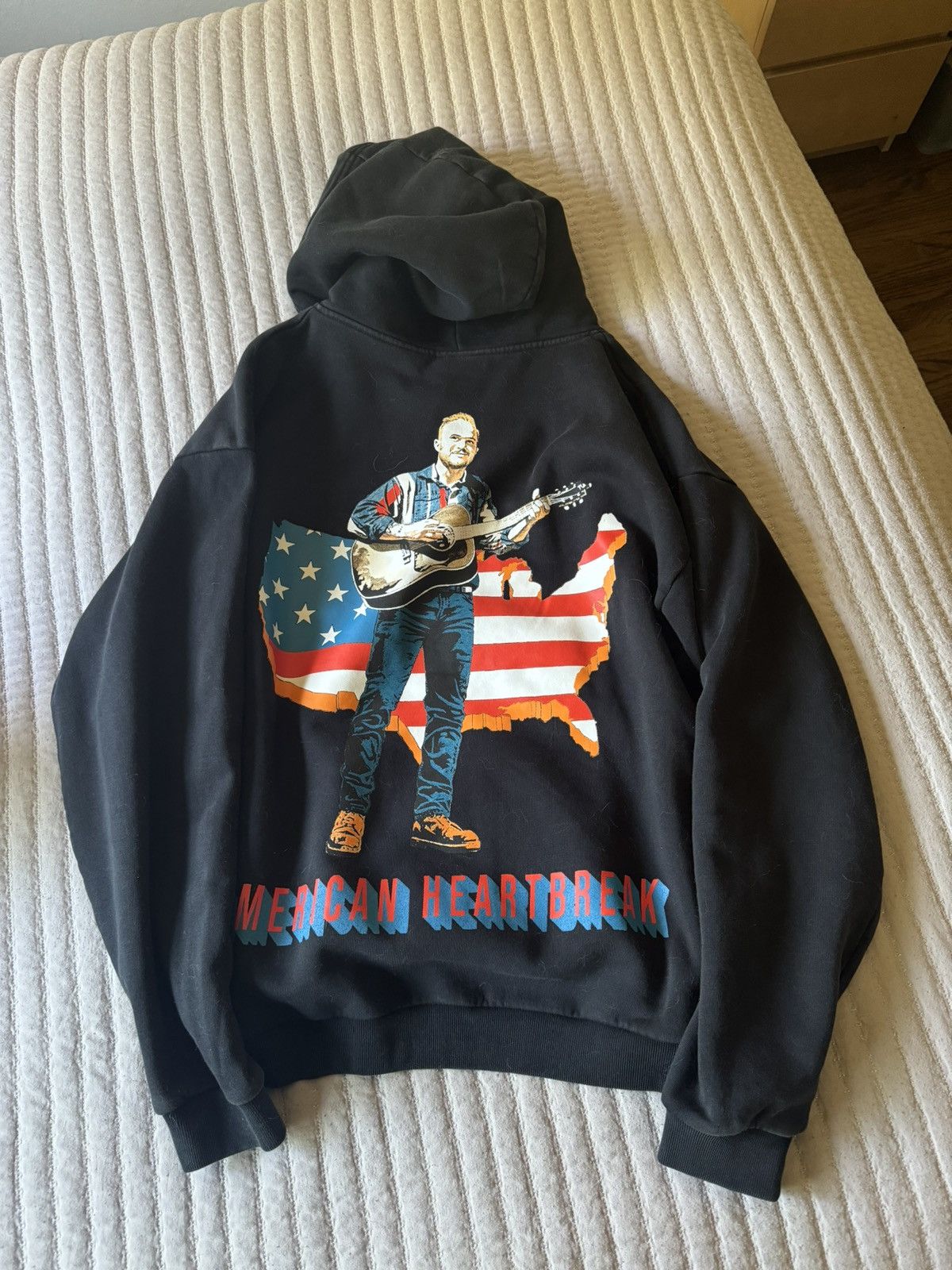 Vintage Zach Bryan American Heartbreak Tour Hoodie Size US M / EU 48-50 / 2 - 3 Thumbnail