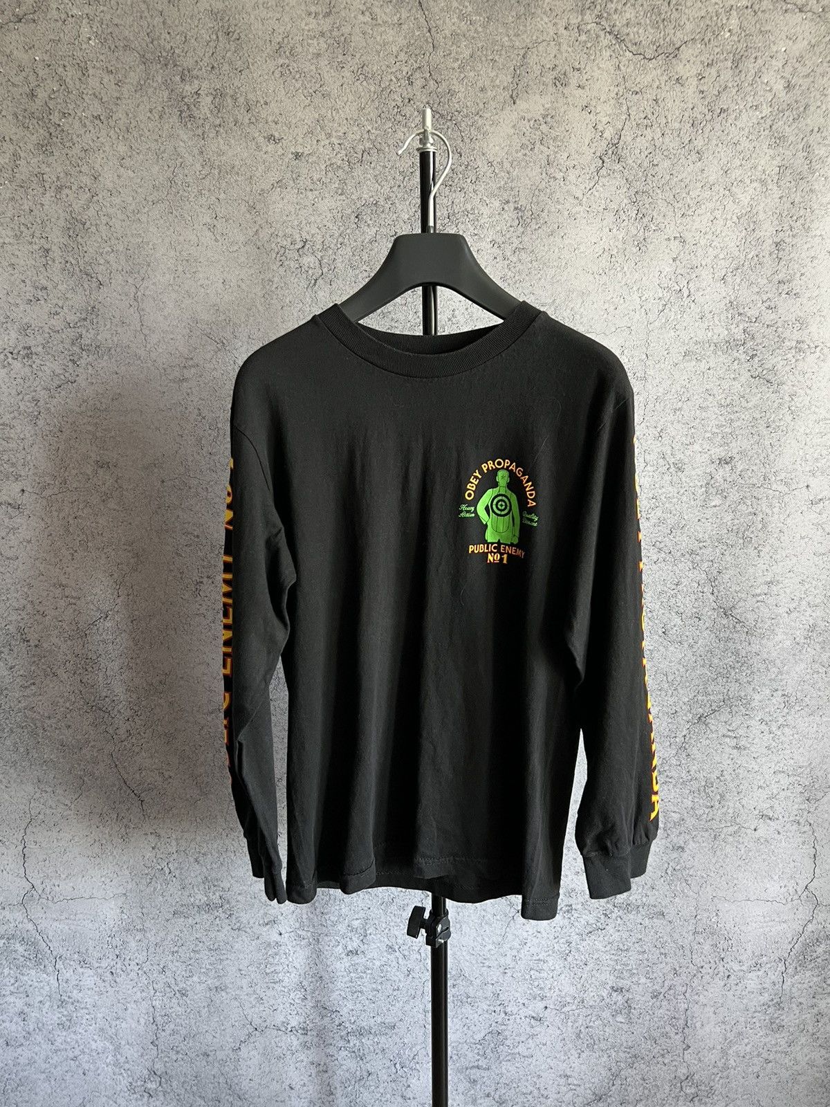 Obey Obey Long Sleeve T-Shirt Propaganda Public Enemy N1 Y2K Size US S / EU 44-46 / 1 - 2 Thumbnail
