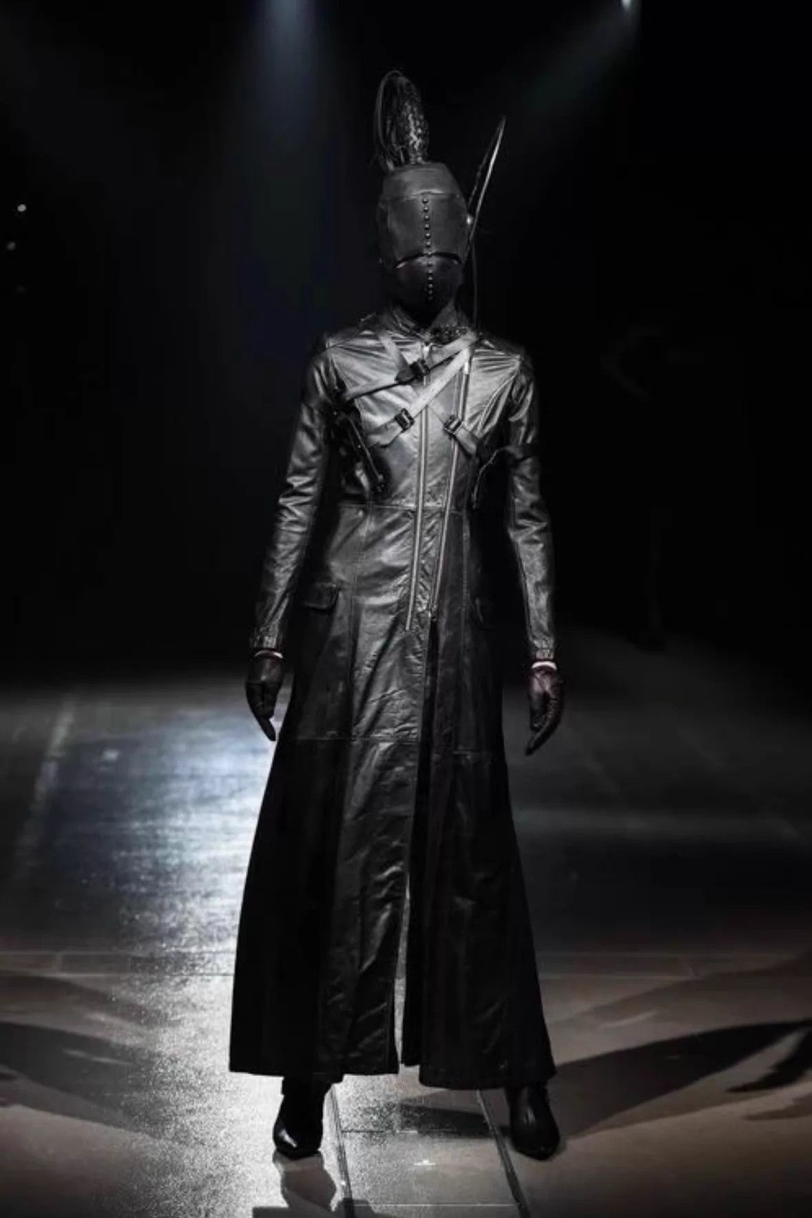 Other Alice Auaa 14AW Vintage Black Leather Bondage 2Zip Long 4 Size S / US 4 / IT 40 - 8 Thumbnail
