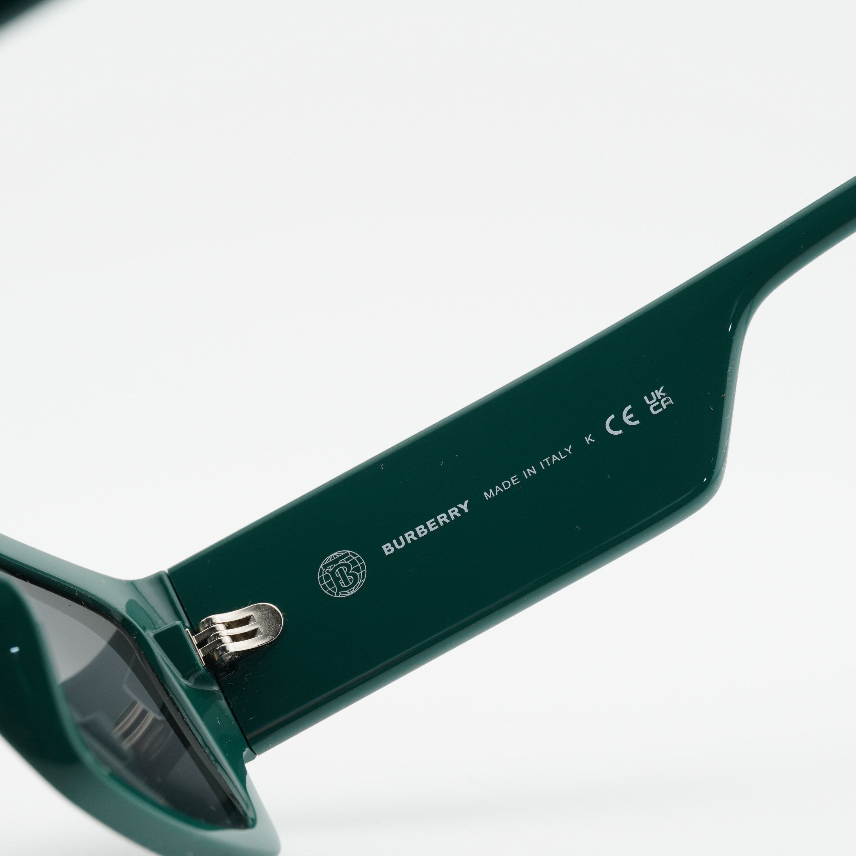 Burberry Burberry BE4397U 407187 Sunglasses Green Square Frame Size ONE SIZE - 9 Thumbnail