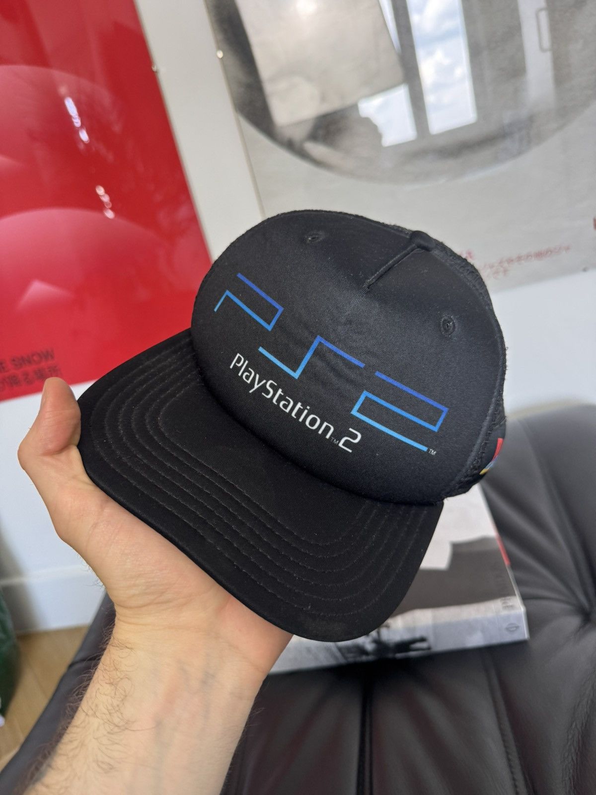 Vintage Vintage 90s PS2 Official Hat Cap Hat PlayStation Game Rare Size ONE SIZE - 2 Thumbnail