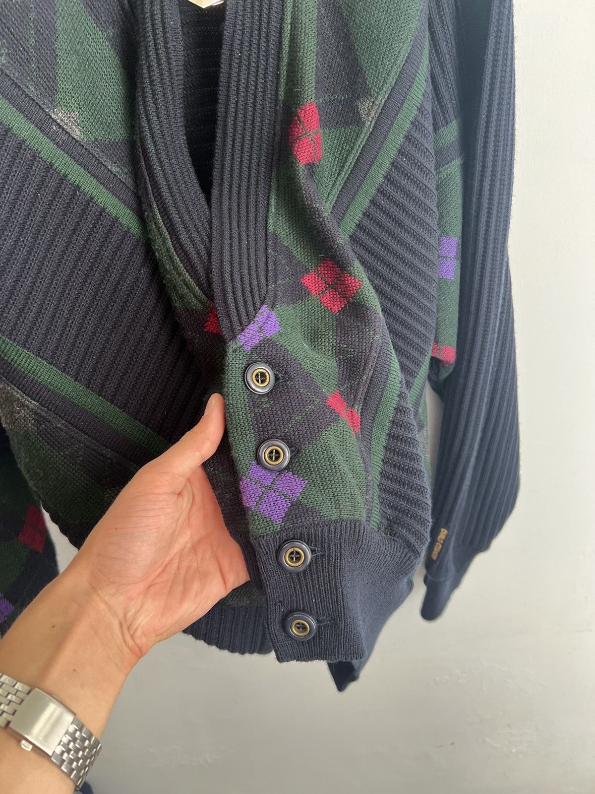 Carlo Colucci Rare CARLO COLUCCI vintage Cardigan Sweater Size US L / EU 52-54 / 3 - 3 Thumbnail