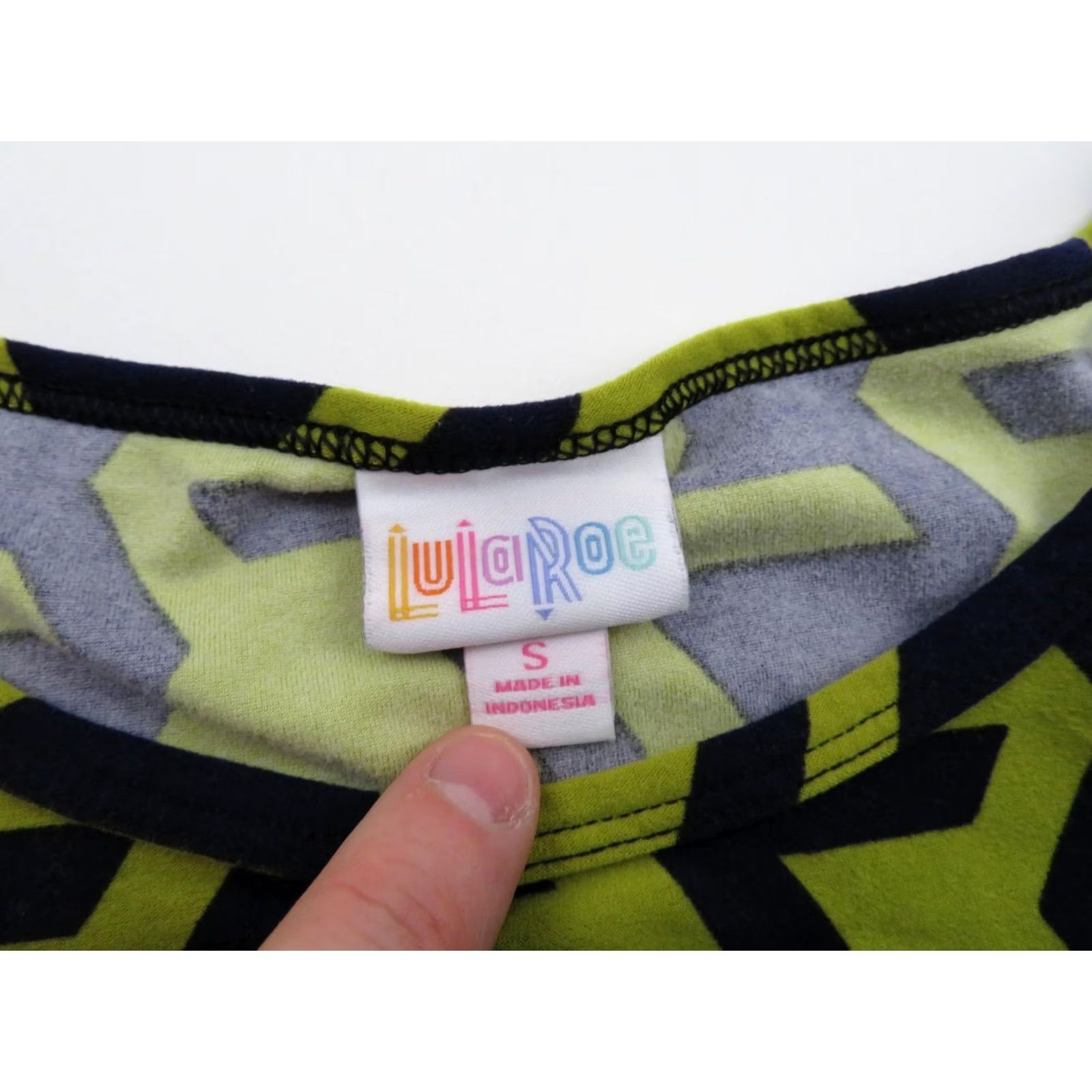 Vintage LuLaRoe Shirt Womens S Yellow Women Leggings Material Irma Top Blue Unicorn Tunic Size S / US 4 / IT 40 - 6 Thumbnail