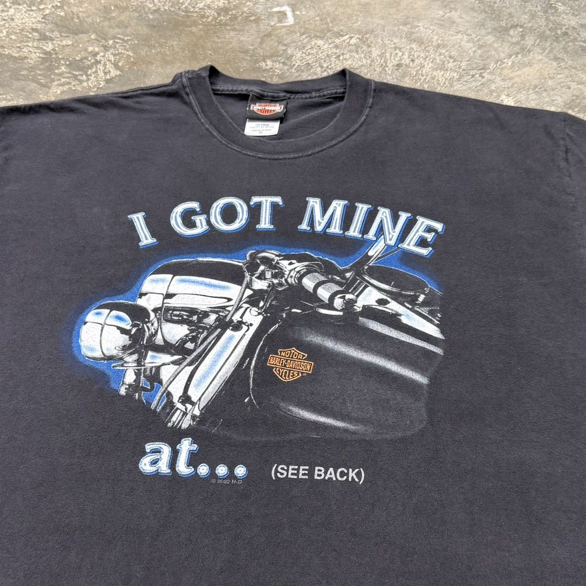 Harley Davidson Vintage Harley Davidson USA Made Biker Graphic T-Shirt XL Size US XL / EU 56 / 4 - 3 Thumbnail