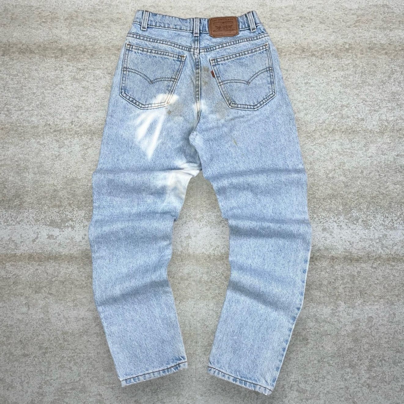 Levi's Vintage 90s Orange Tab Levis Jeans 34x38 Regular Light Wash Size 24" / US 00 / IT 34 - 1 Thumbnail